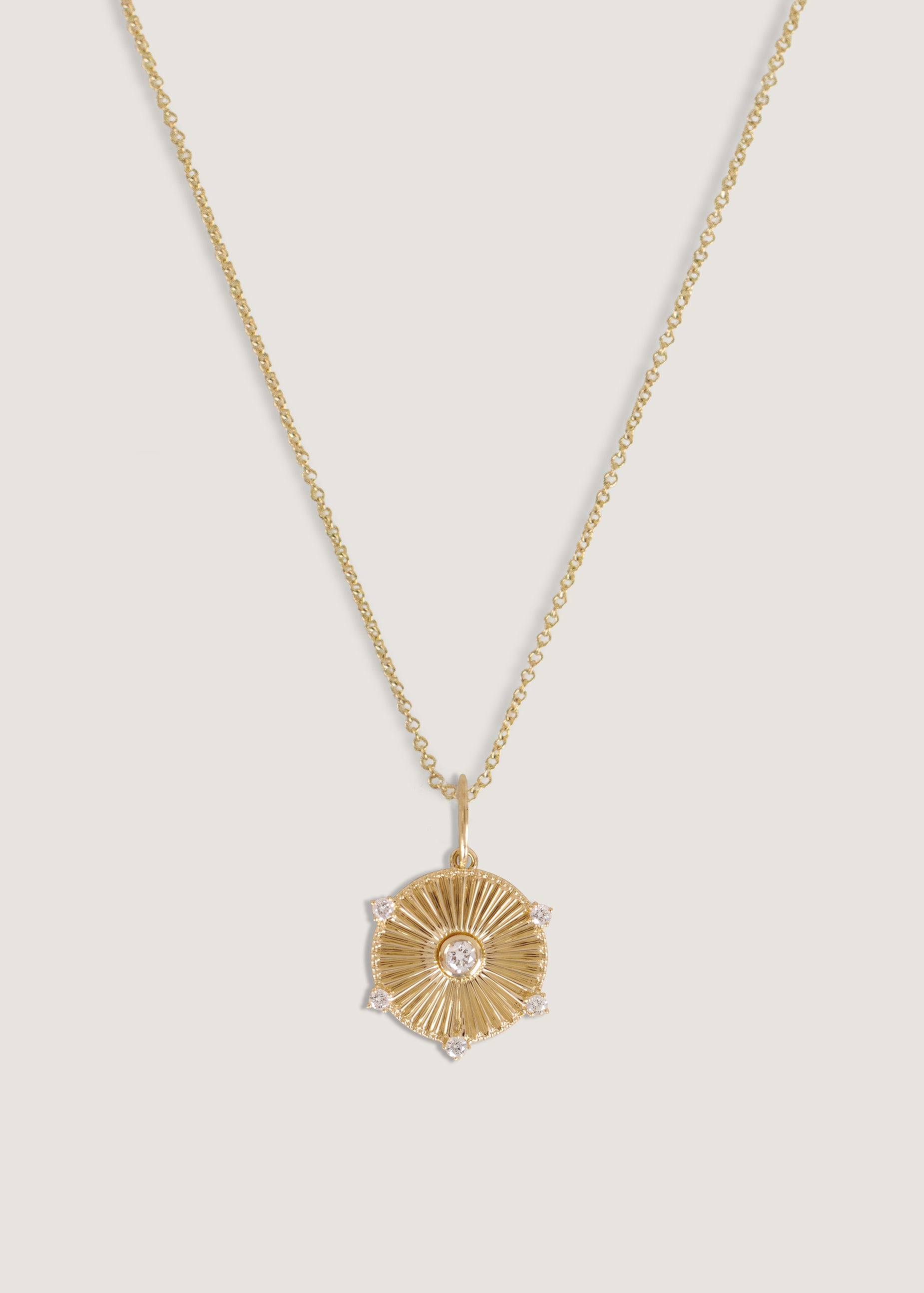 Adina's jewels coin necklace top
