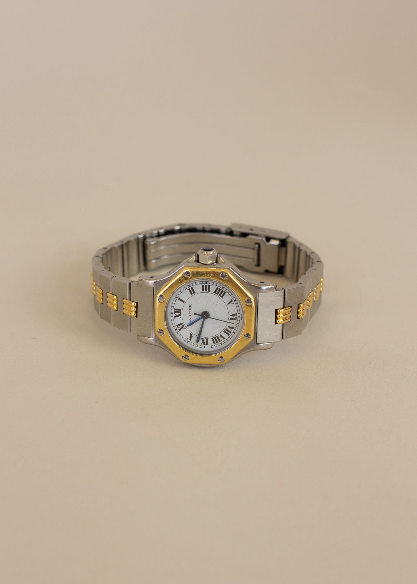 Vintage Cartier Santos Octagon Watch