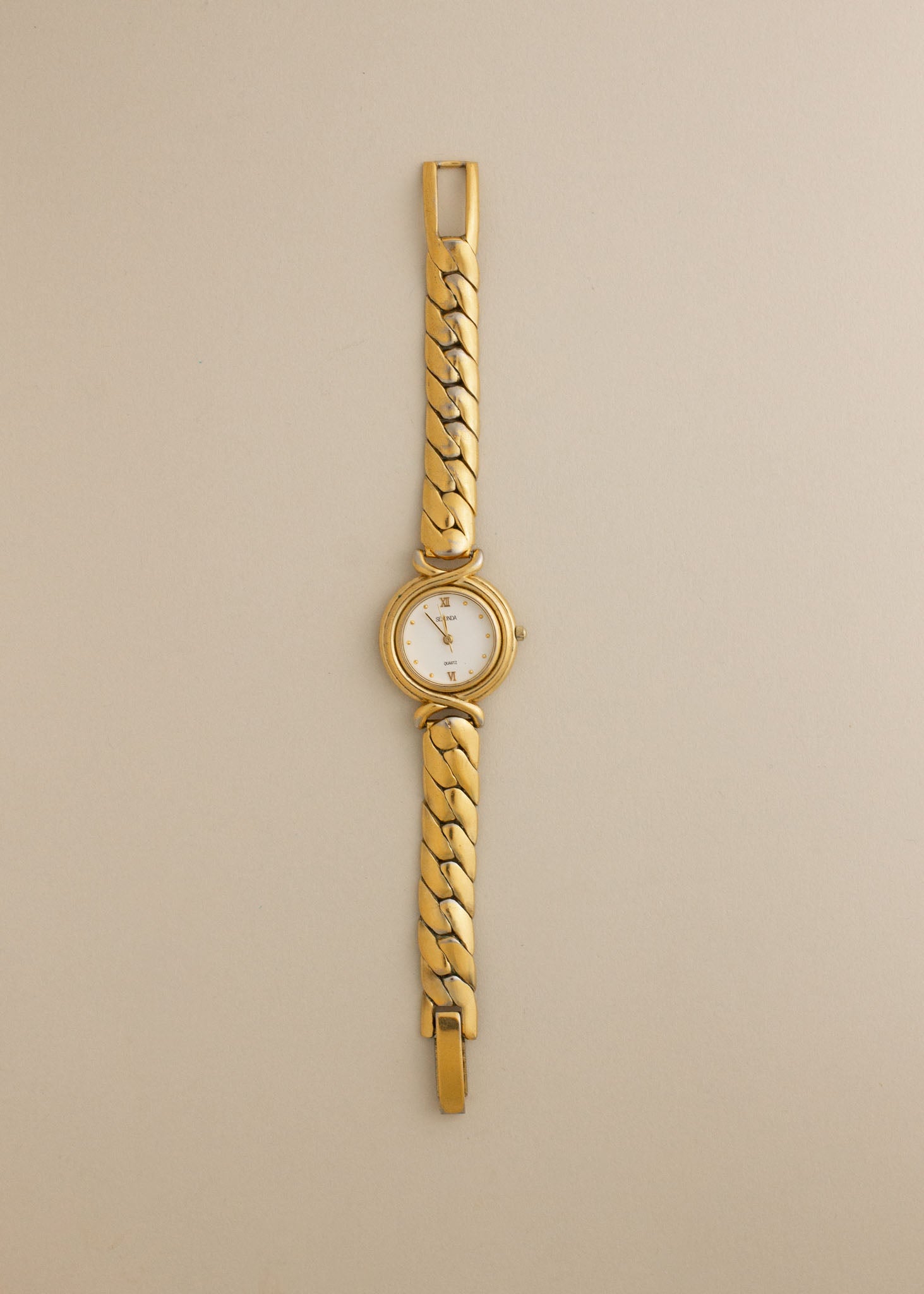 Vintage Curb Link Sekonda Watch - Main Image