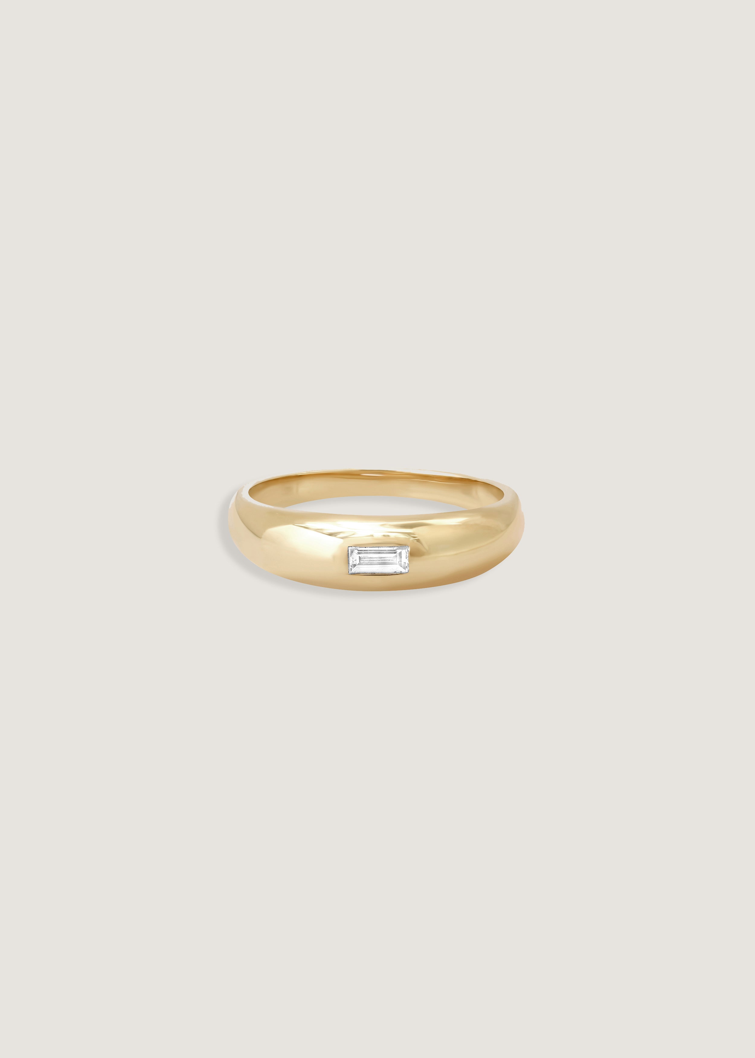 【KINNSTUDIO】Amelia Birthstone Domeリング 4.5.7.9月 Amelia Birthstone Dome Ring Blue Topaz - Kinn
