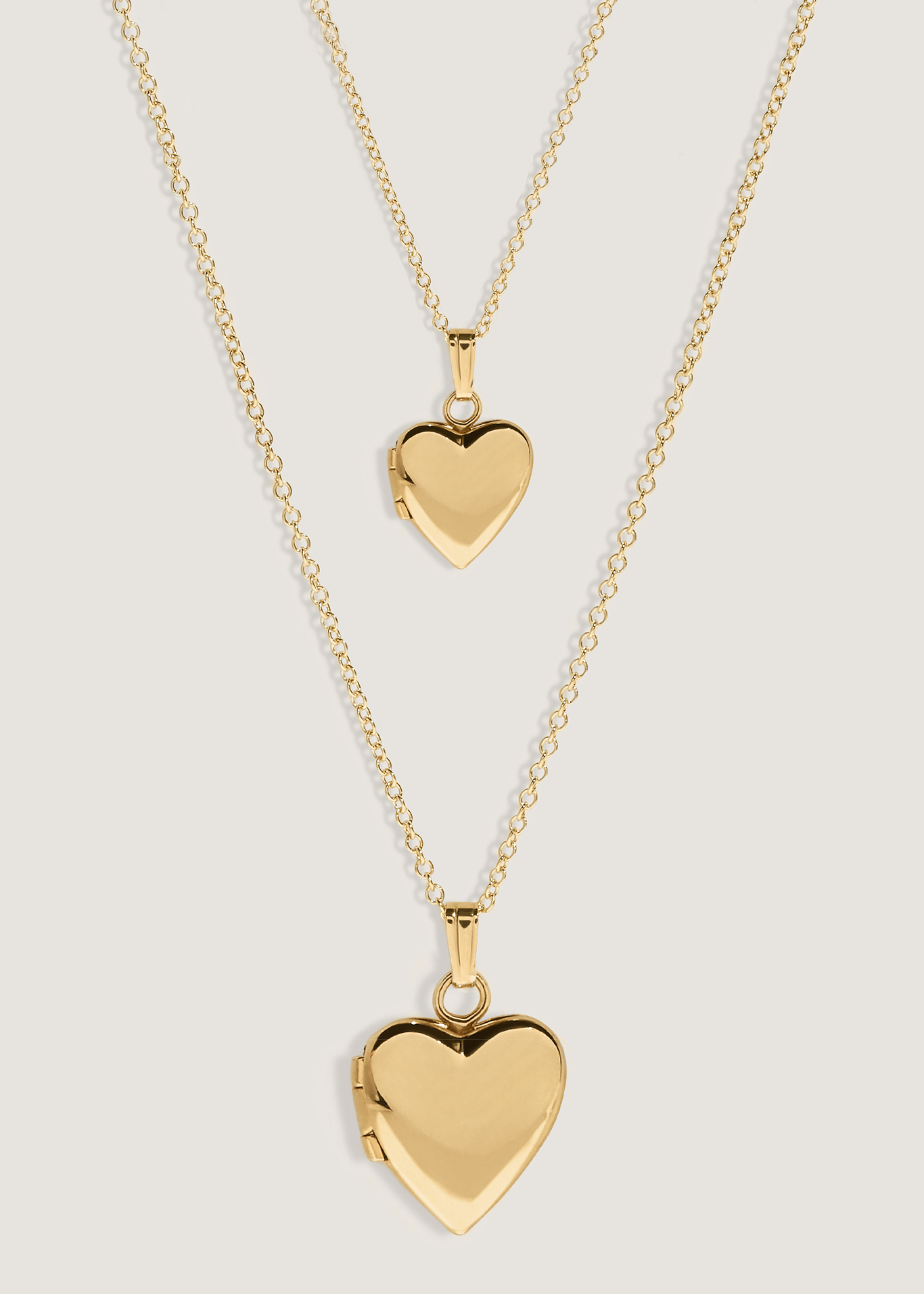 Mommy + Bébé Maison Heart Locket Necklaces | Kinn Studio