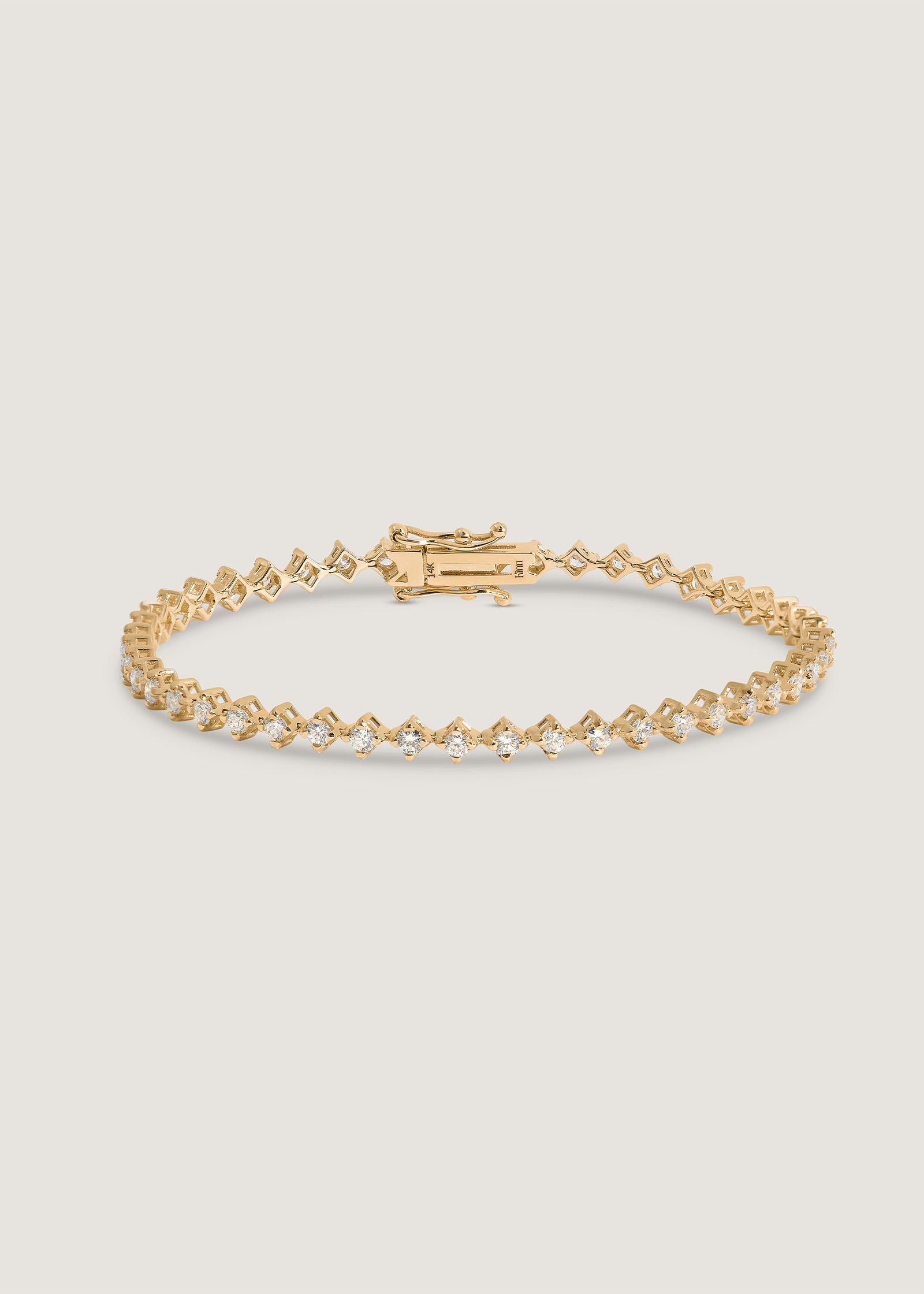 Amy Four Prong Tennis Bracelet Diamond - Kinn