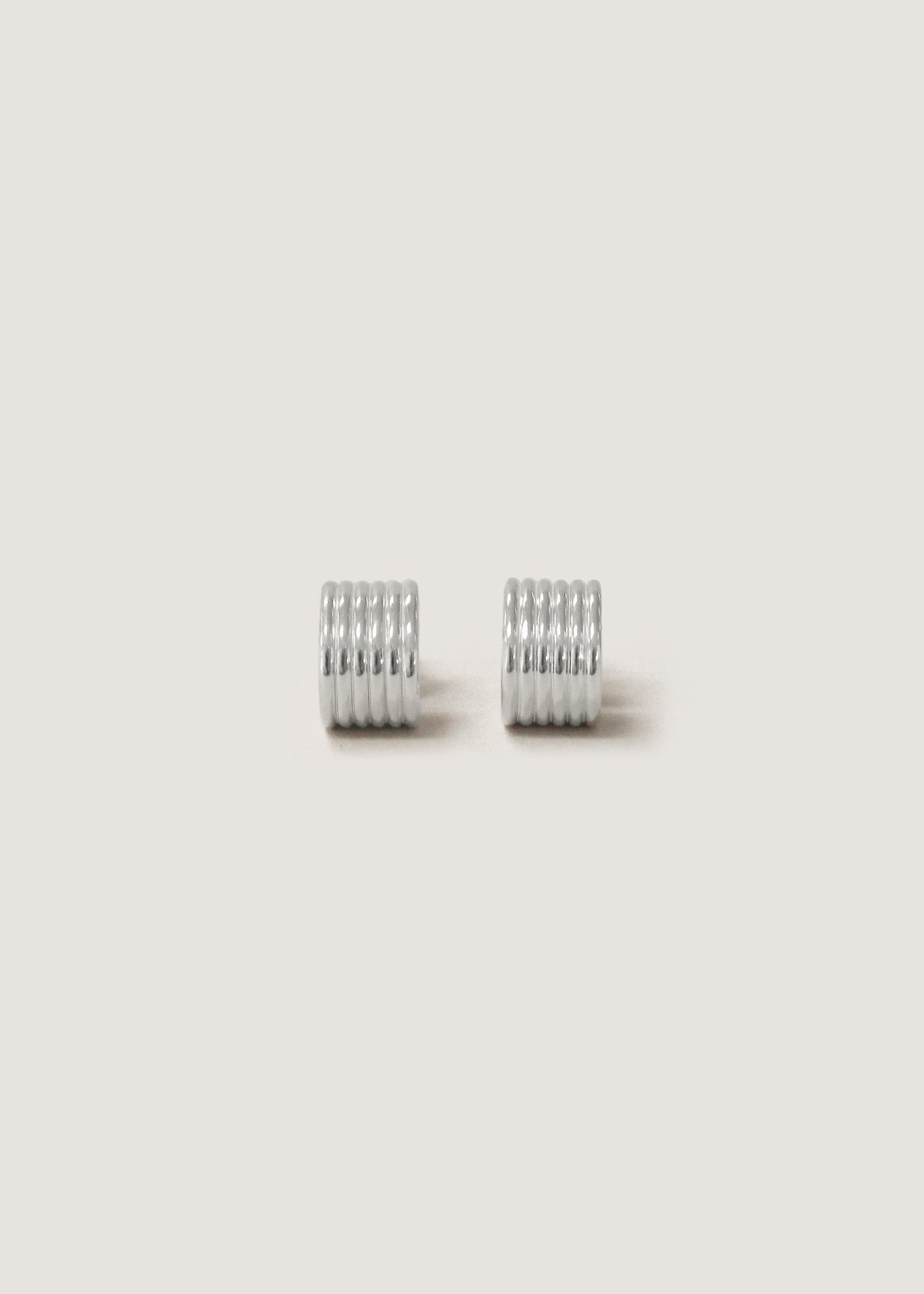 925 Sterling Silver Mercer Cuff Hoop Earrings | Kinn Studio