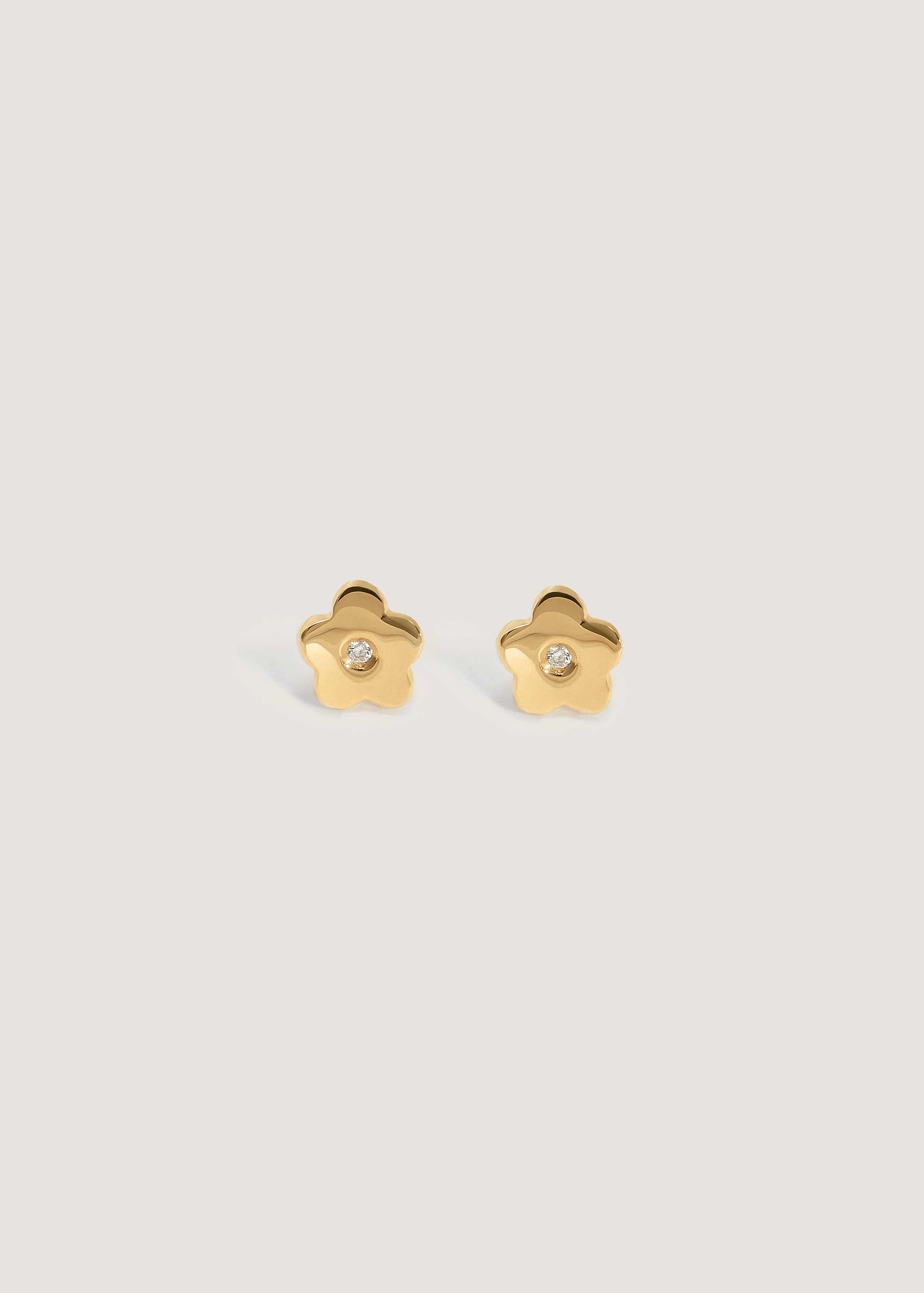 Tiny Flower Stud Earrings for Kids Kinn Studio