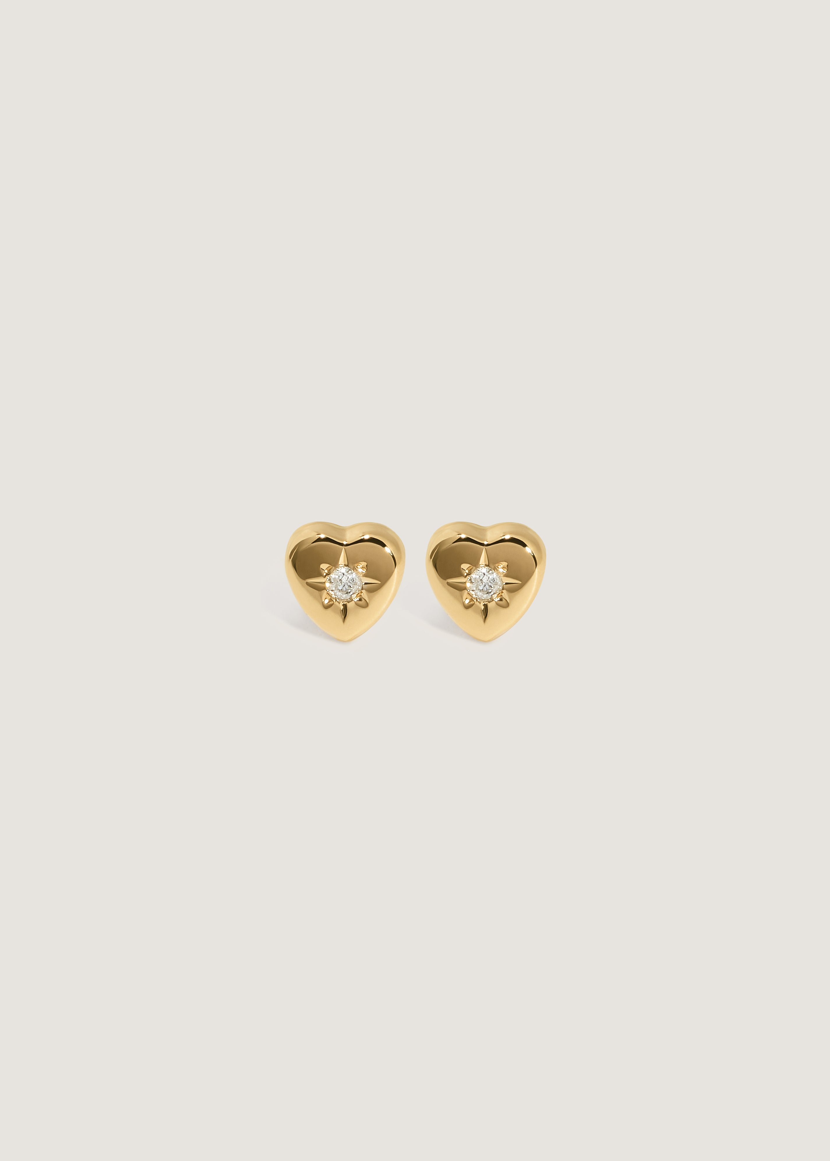 Bébé Mini Heart Stud Earrings for Kids | Kinn Studio