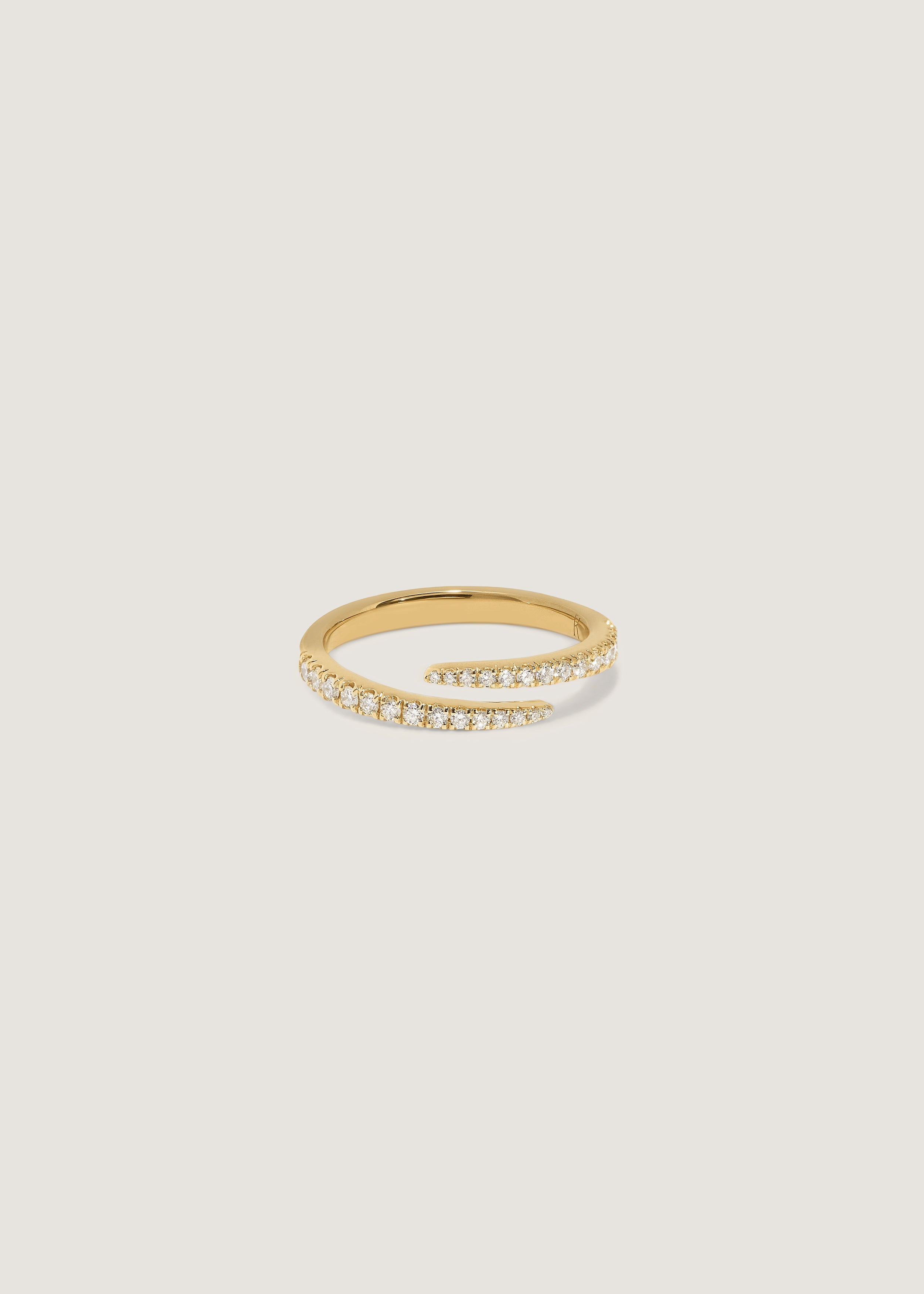 Sylvie Wrap Around Pavé Claw Ring | Kinn Studio