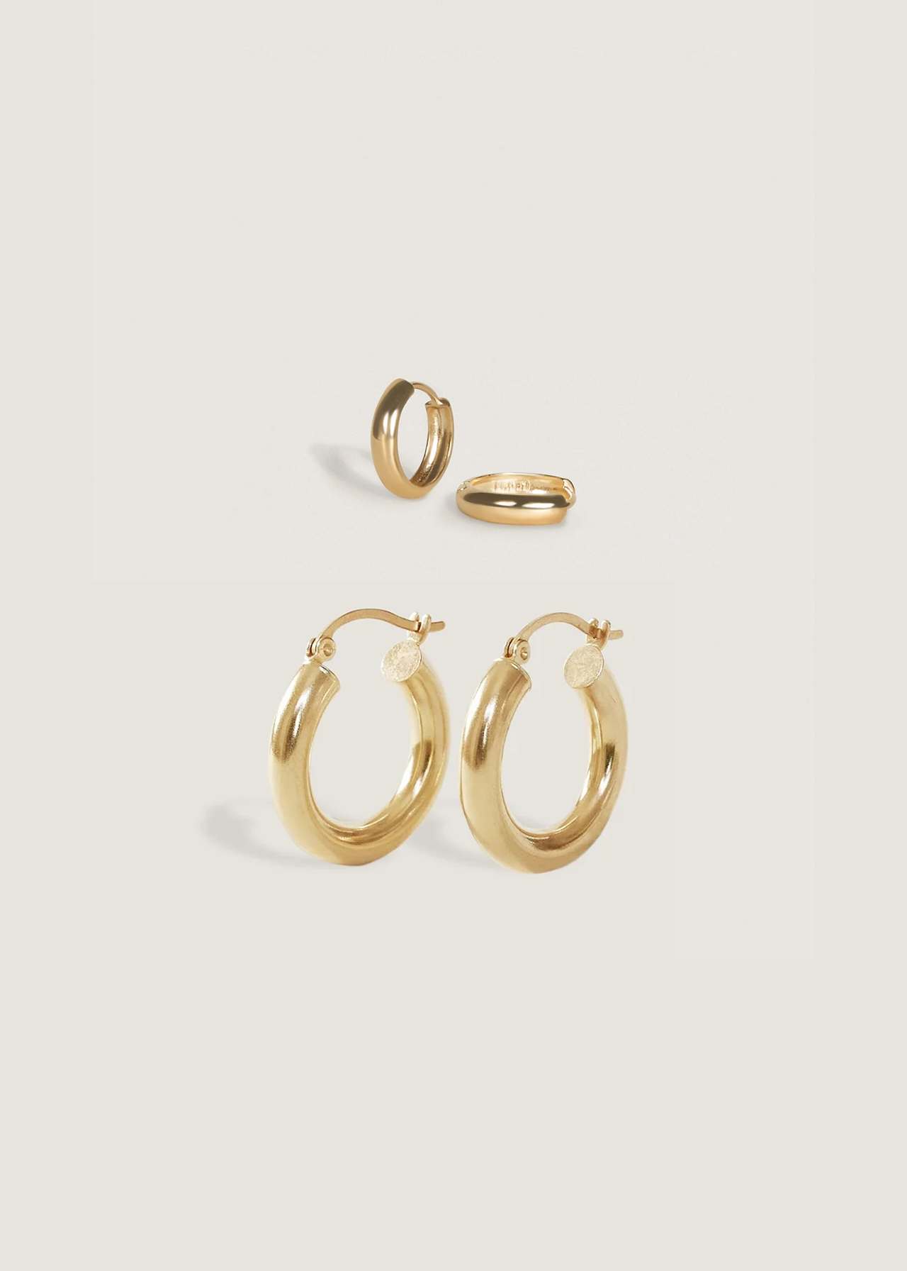 Classic huggie hoop earrings cheap
