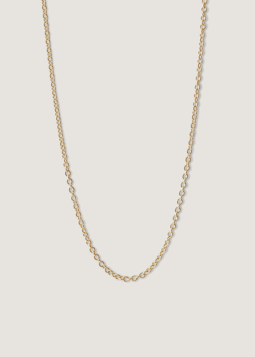 Rope Chain Necklace 14K Gold - Kinn 18