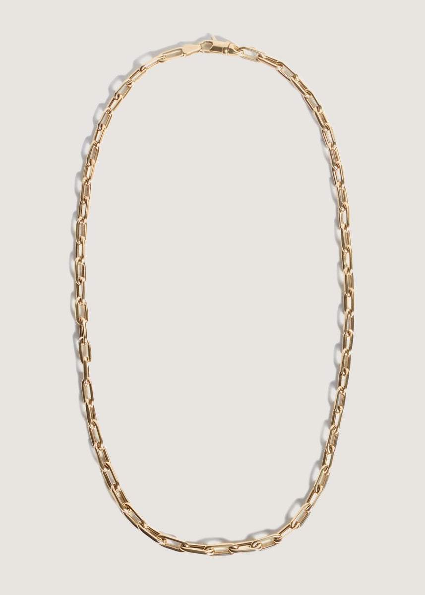 Rope Chain Necklace 14K Gold - Kinn 20