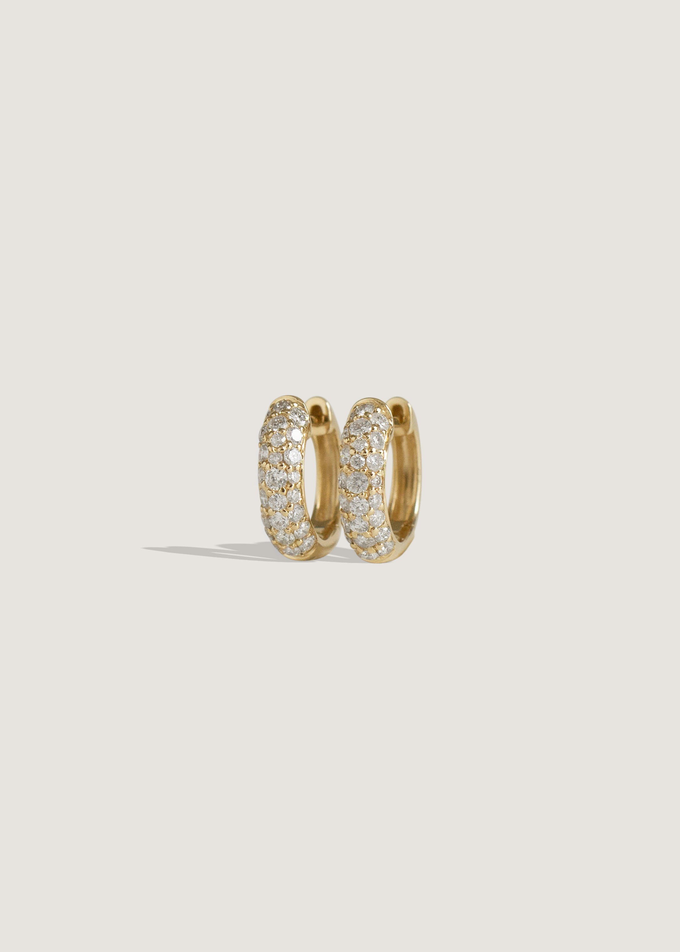 Pave diamond store huggies