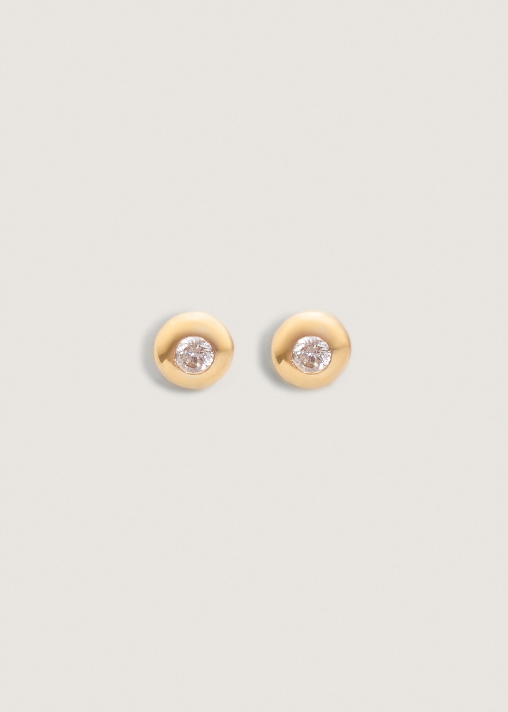 Small real diamond stud earrings top