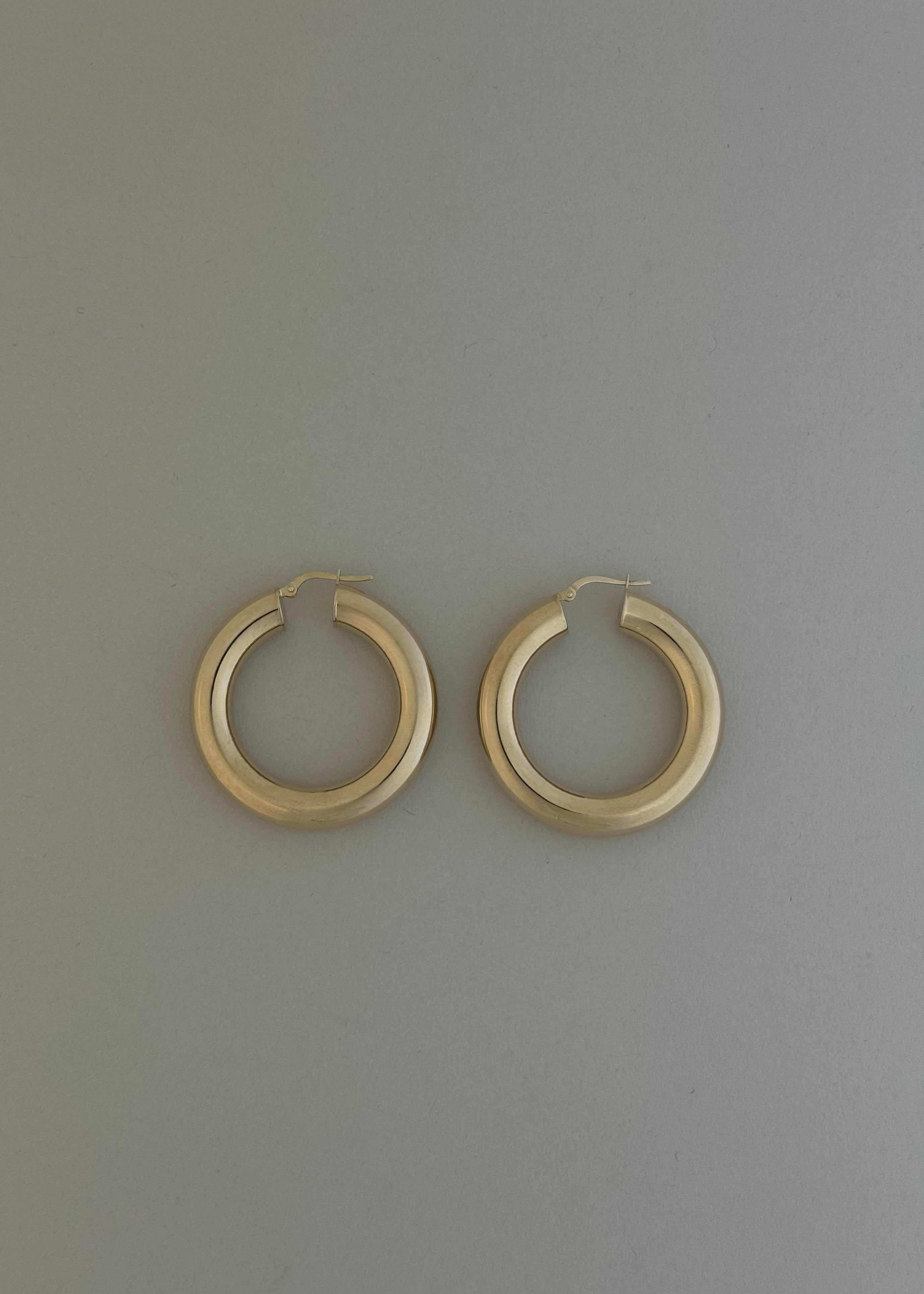 Archive Bold Hoop Earrings Large