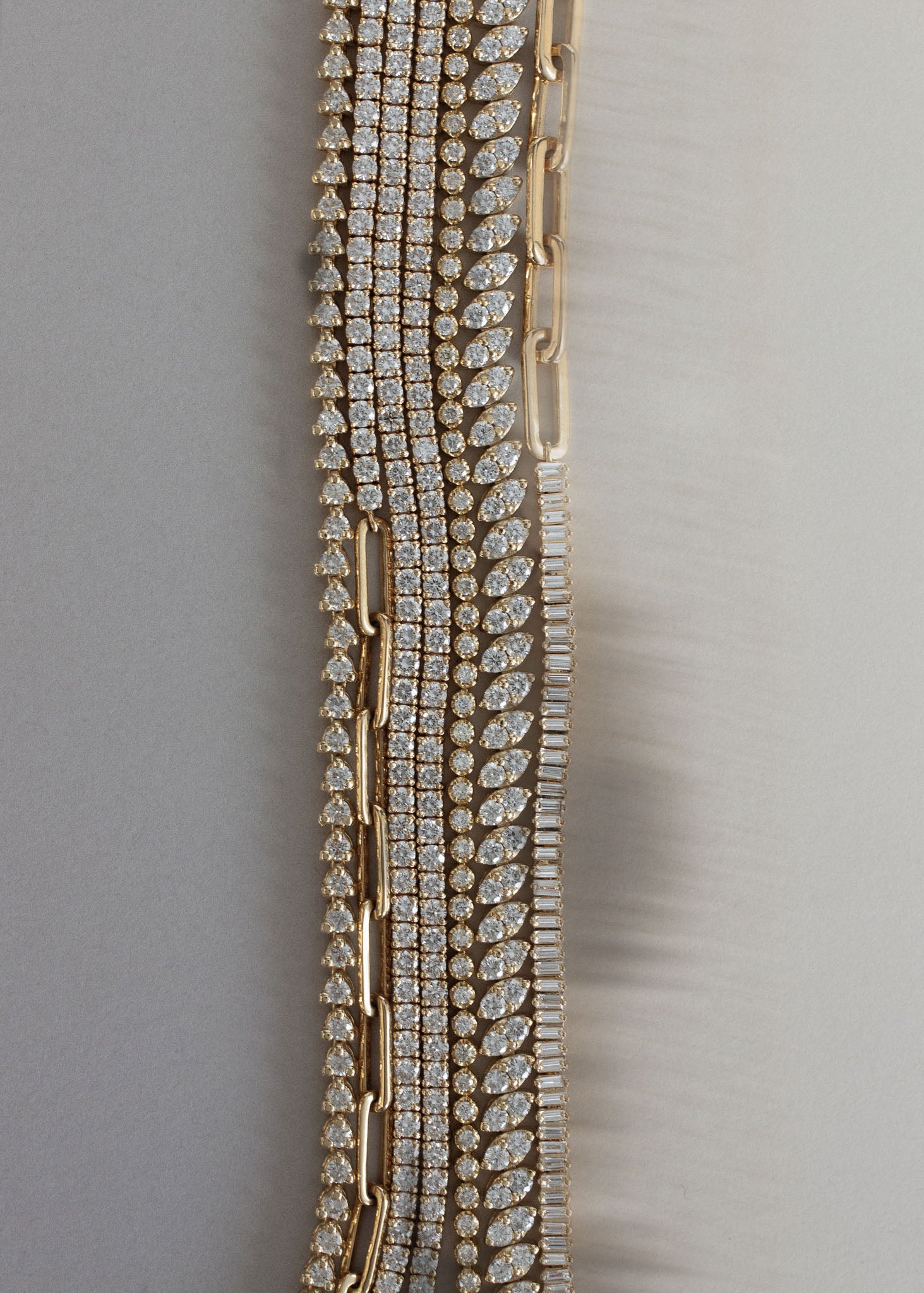 アクセサリー Triple Cut Tennis Chain Bracelet Blue Mixed Oval Cut Tennis Chain + Bracelet Bundle – The GLD Shop