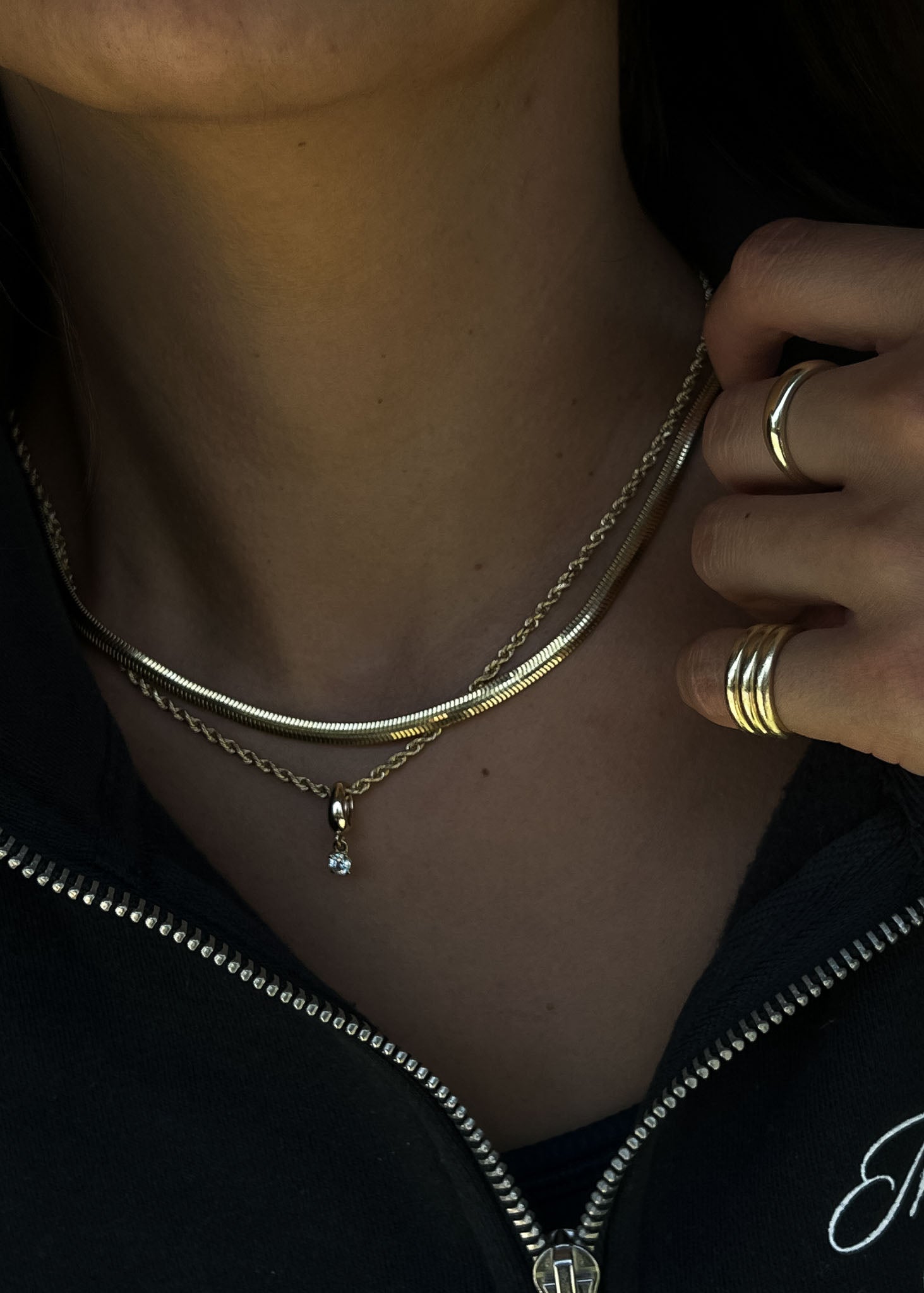 【KINNSTUDIO】Kennedy Herringbone Chain Iネックレス Kennedy Herringbone Chain - Kinn