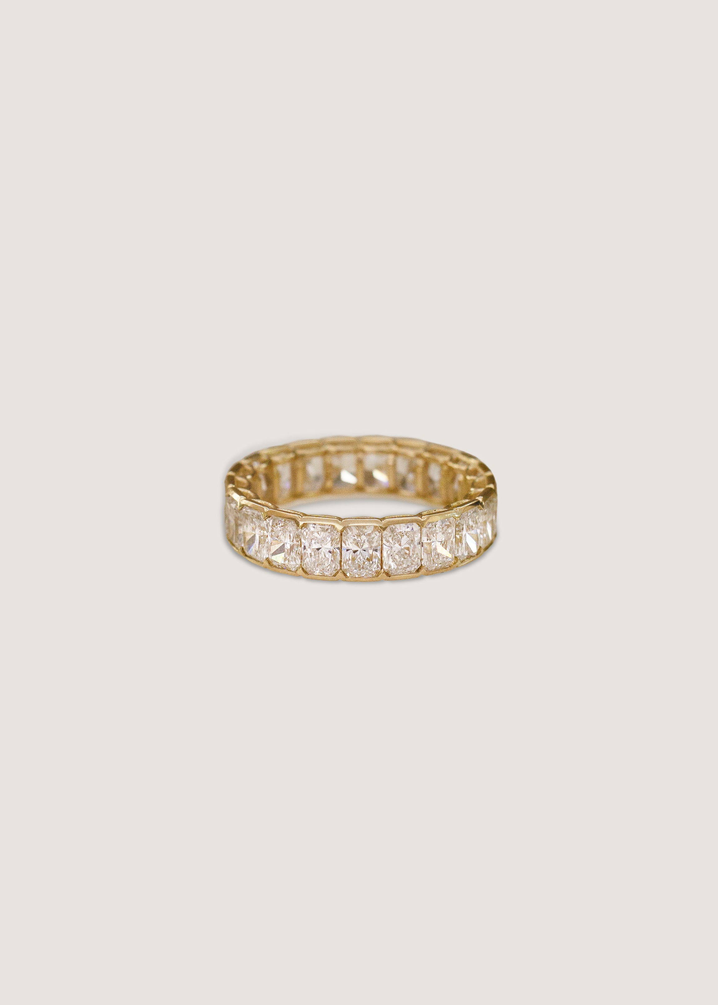 Jane Radiant Eternity Ring Diamond Yellow Gold