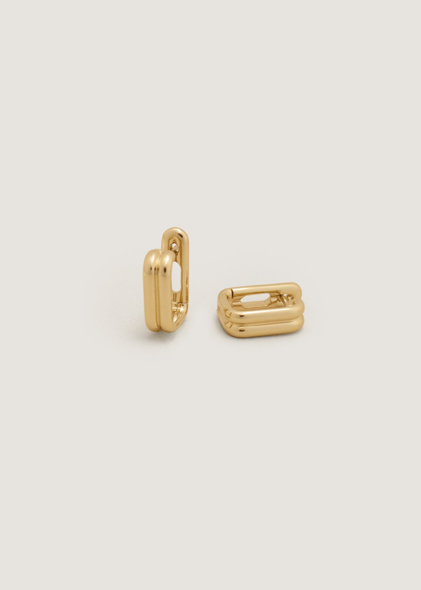 Duet Huggie Earrings