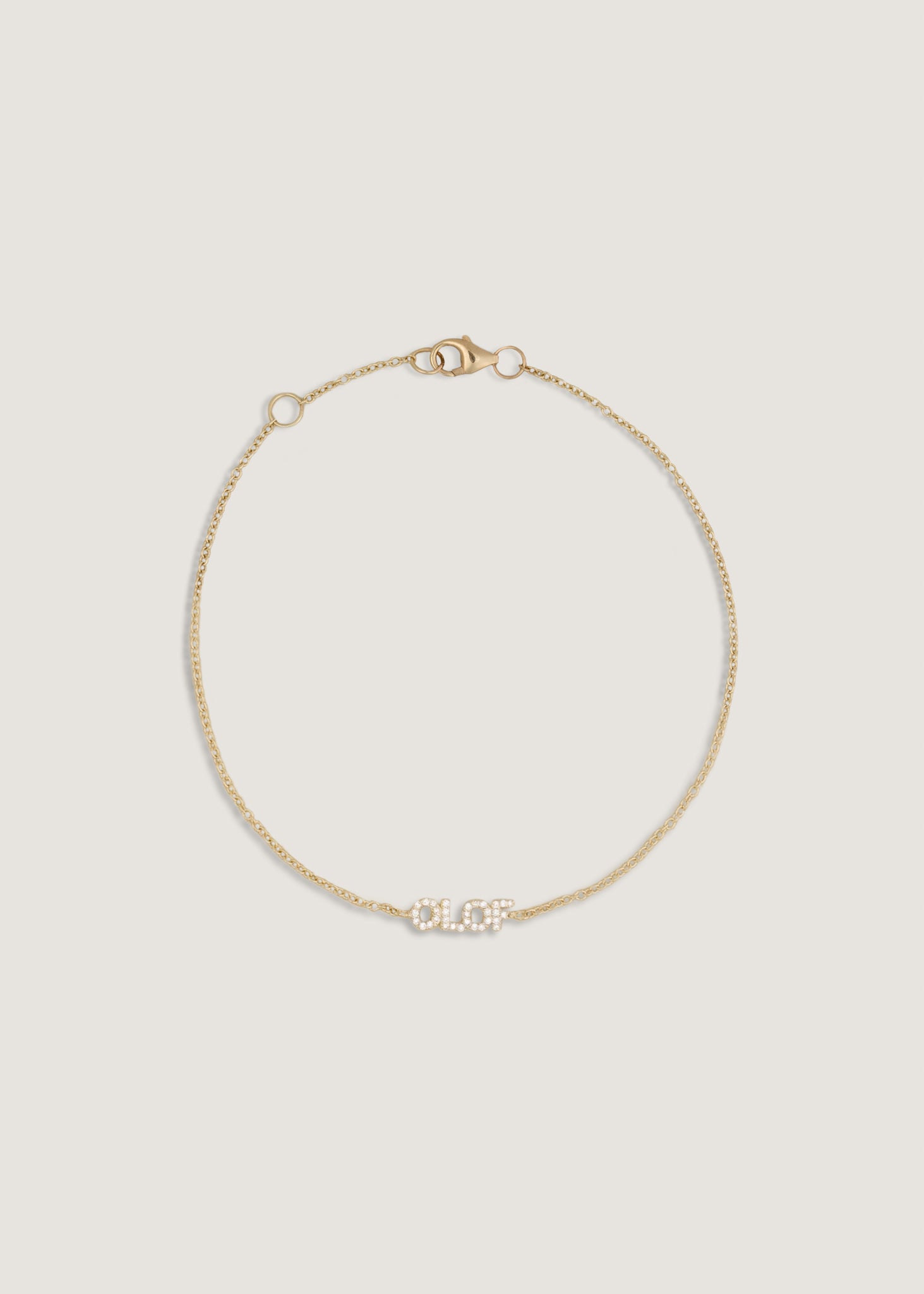 Legacy Nameplate Bracelet Diamond