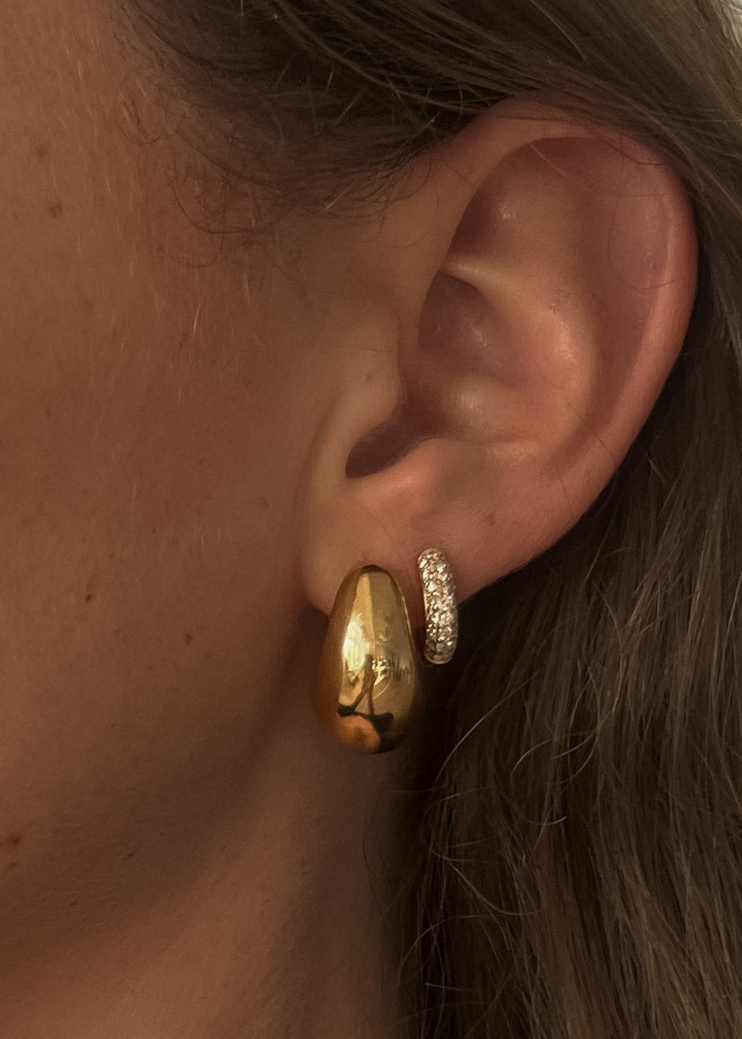 [COLD FRAME] / ☆ CLASSIC BOLD HOOP EARRINGS Bold Hoops Large – Mockberg