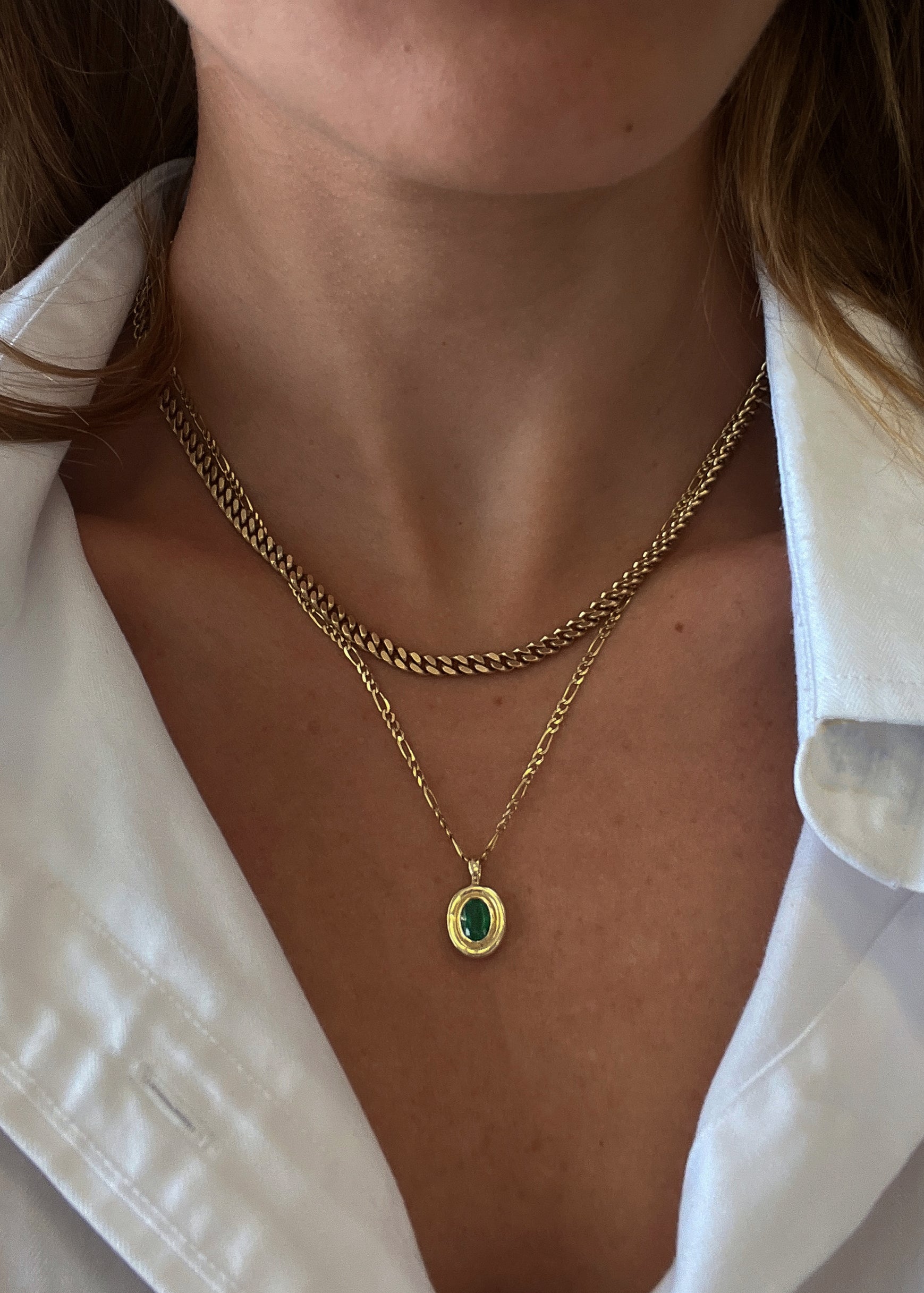 Made Emerald Oval Necklace – Pure Gems - Foto 6