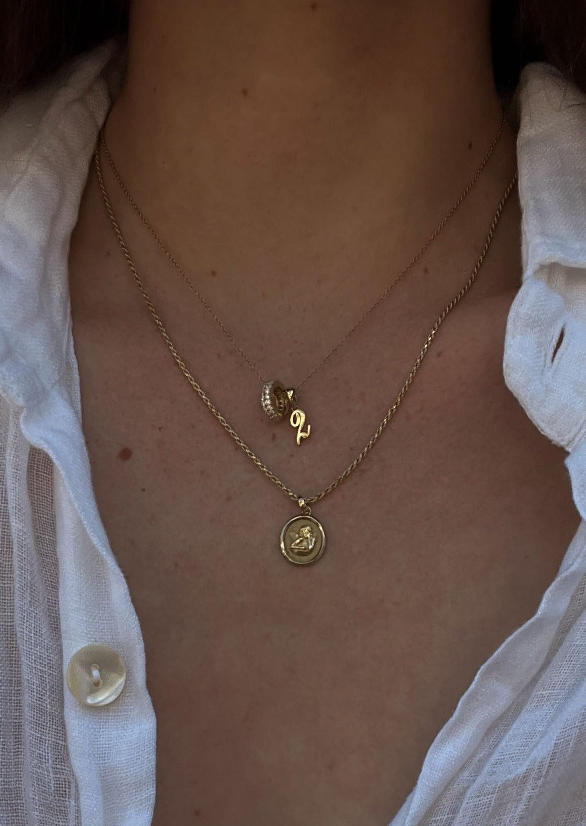 Lucky Number Charm Necklace