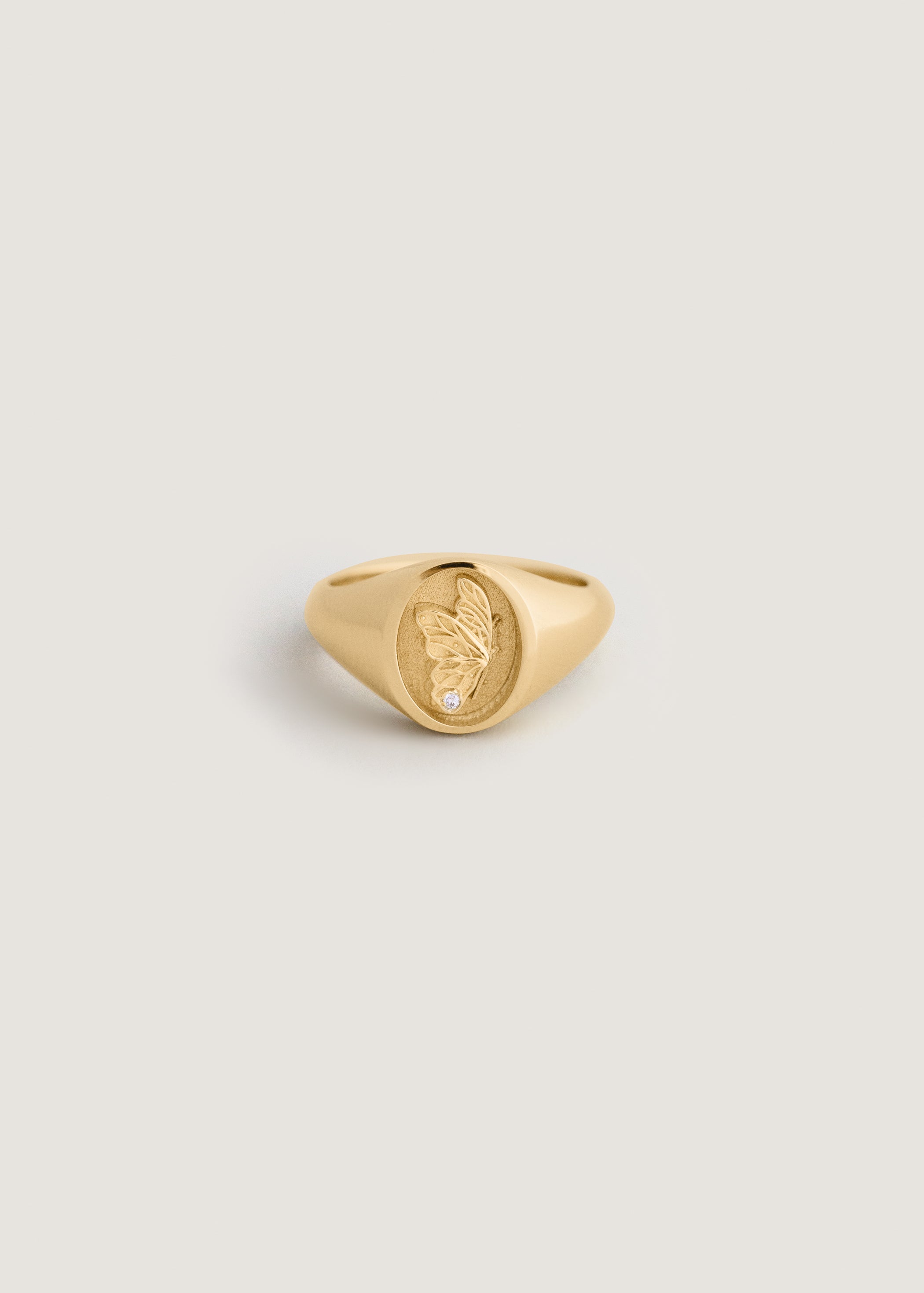 Juliette Butterfly Signet Ring