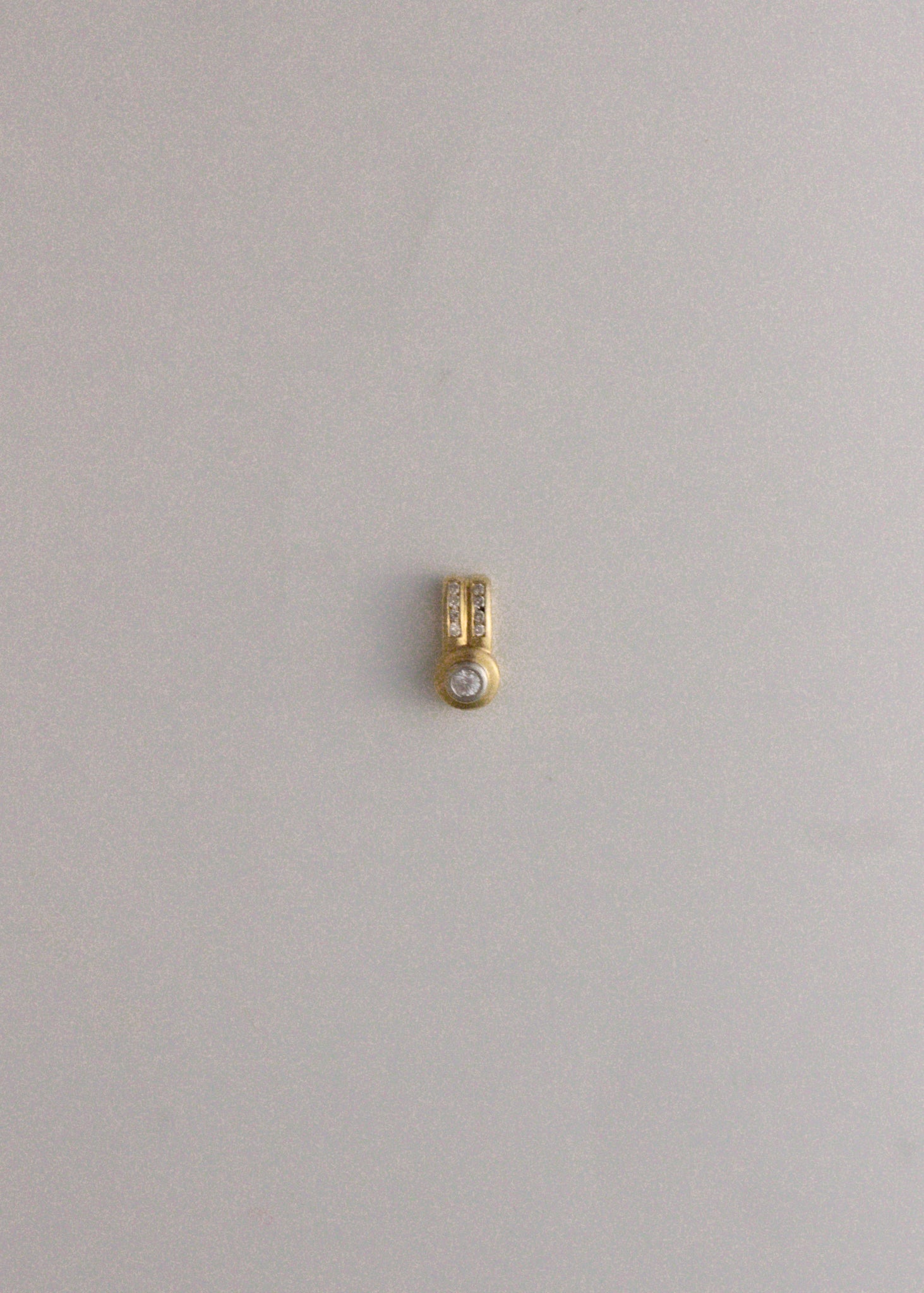 Vintage Bezel Diamond Charm