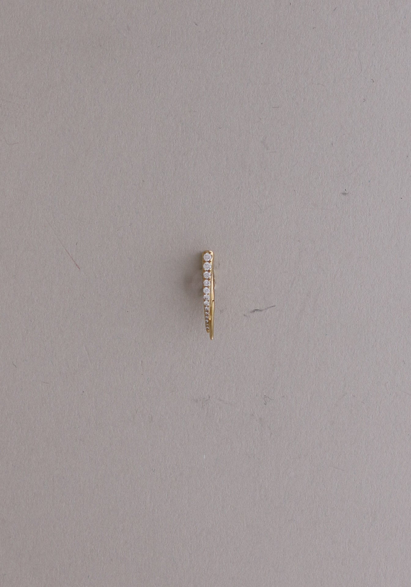 Archive Cross X Natural Diamond Earring - Single