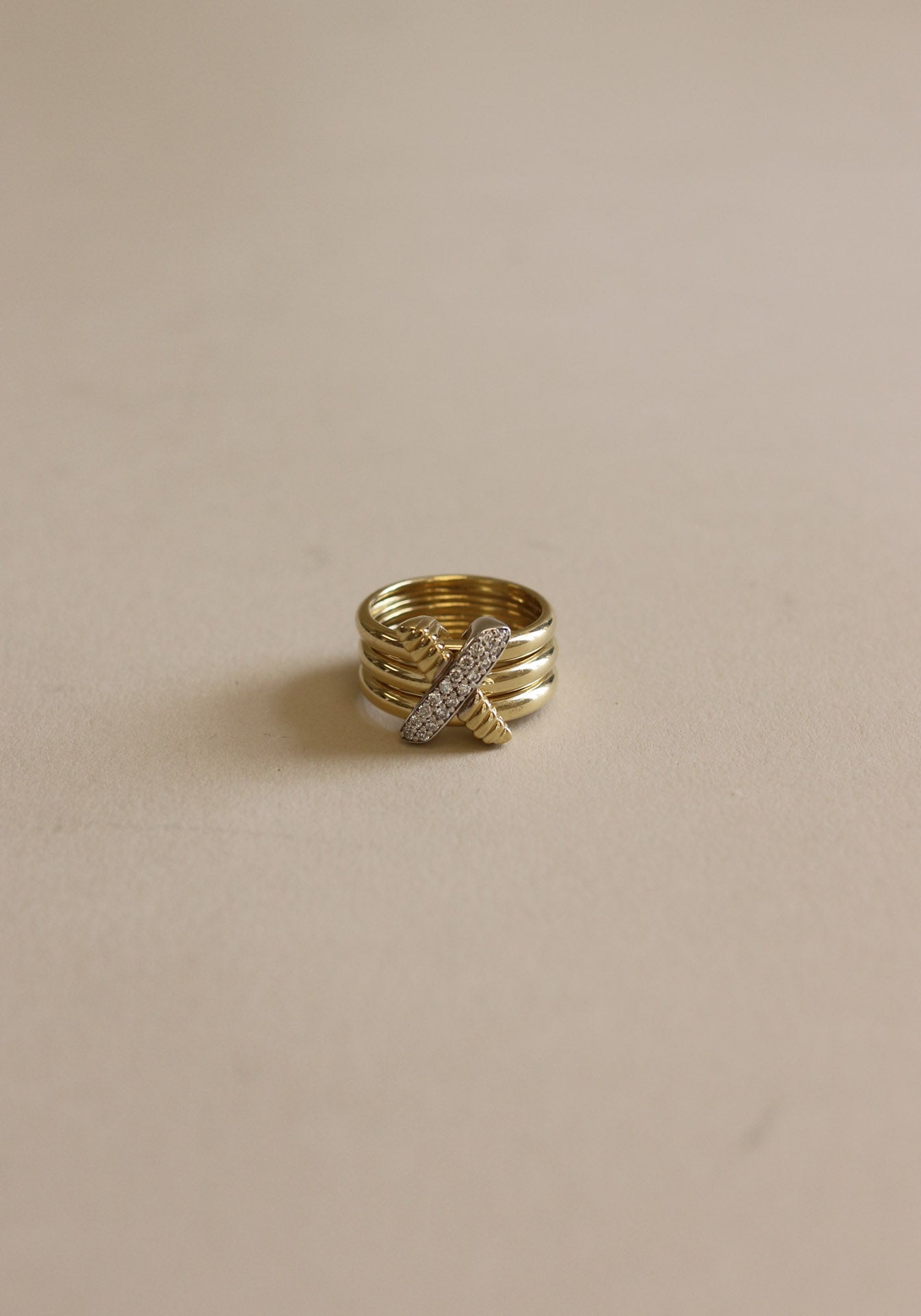 Archive Eddy Layered X Ring Diamond Sample 1