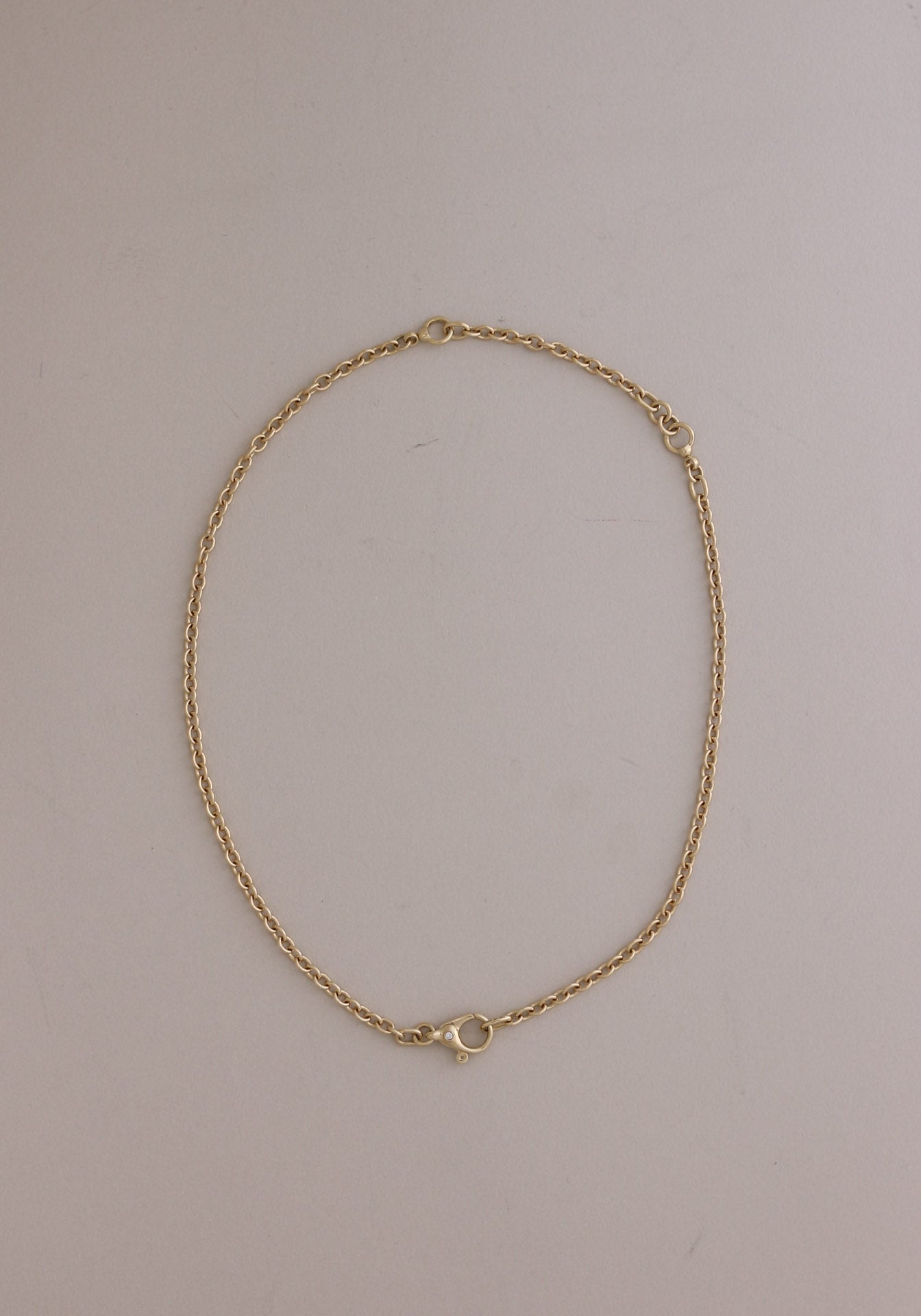 Archive Link Chain Necklace Diamond