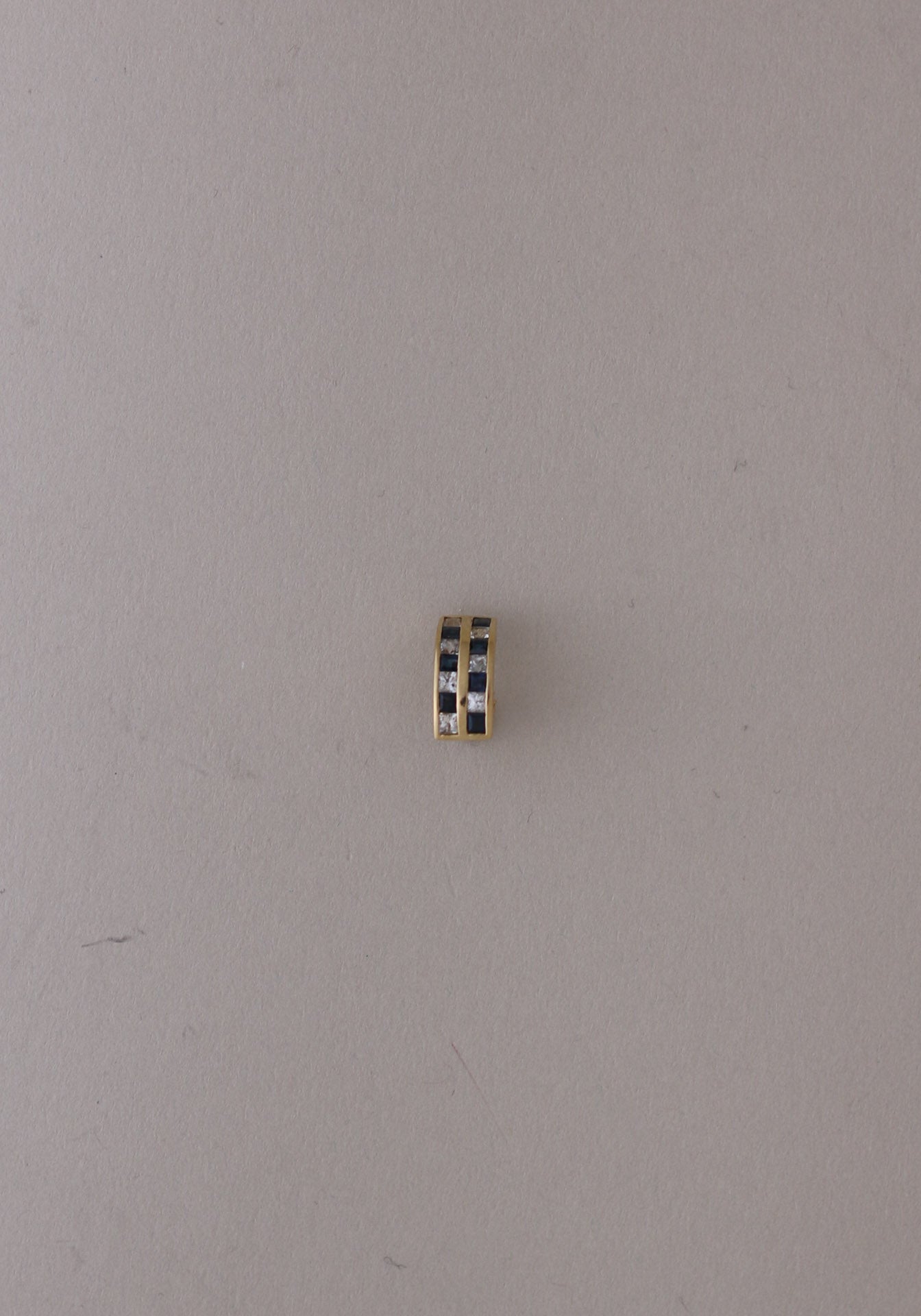 Archive Natural Diamond Checkered Earring