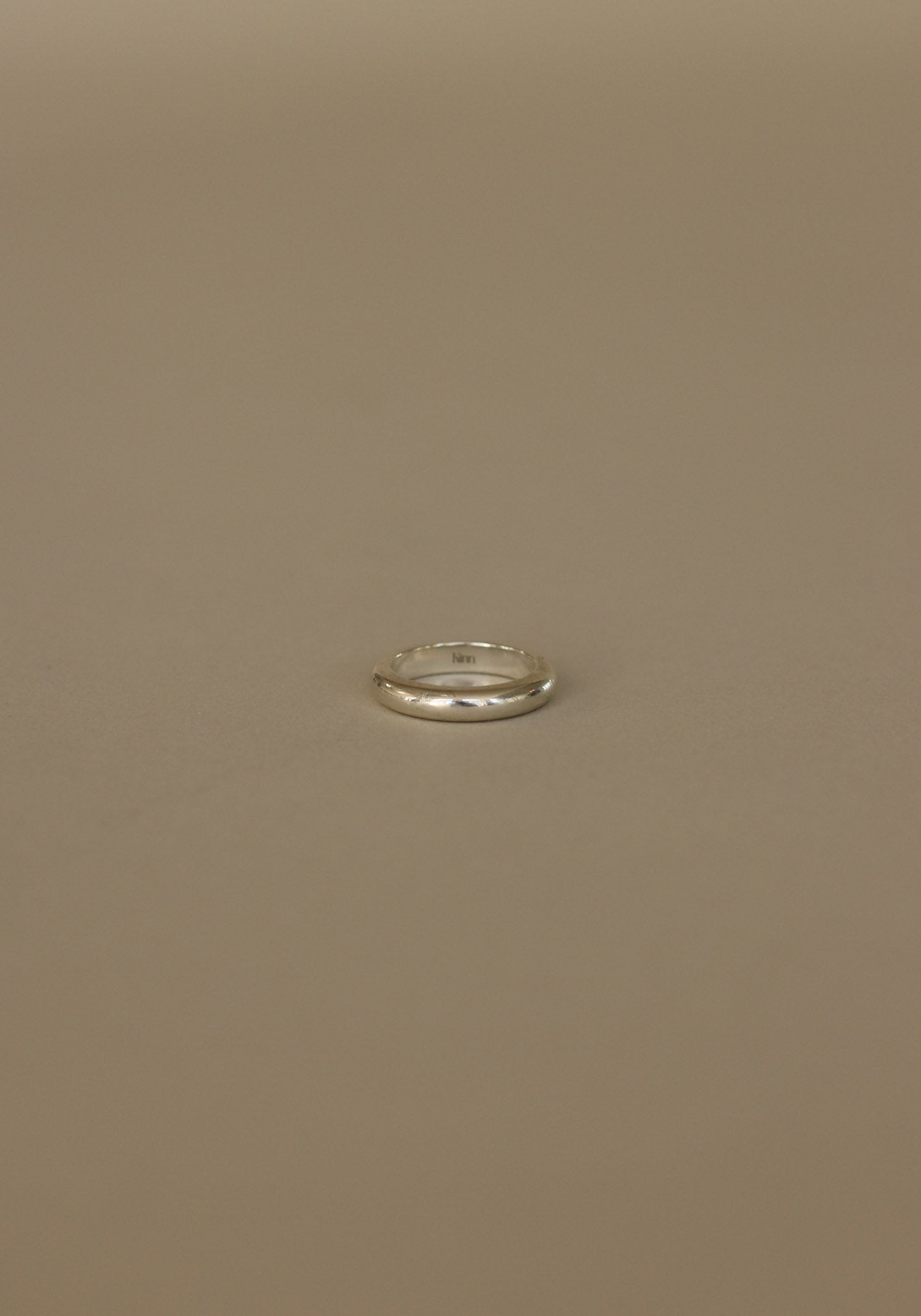 Archive Chunky Tube Ring Silver Size 6