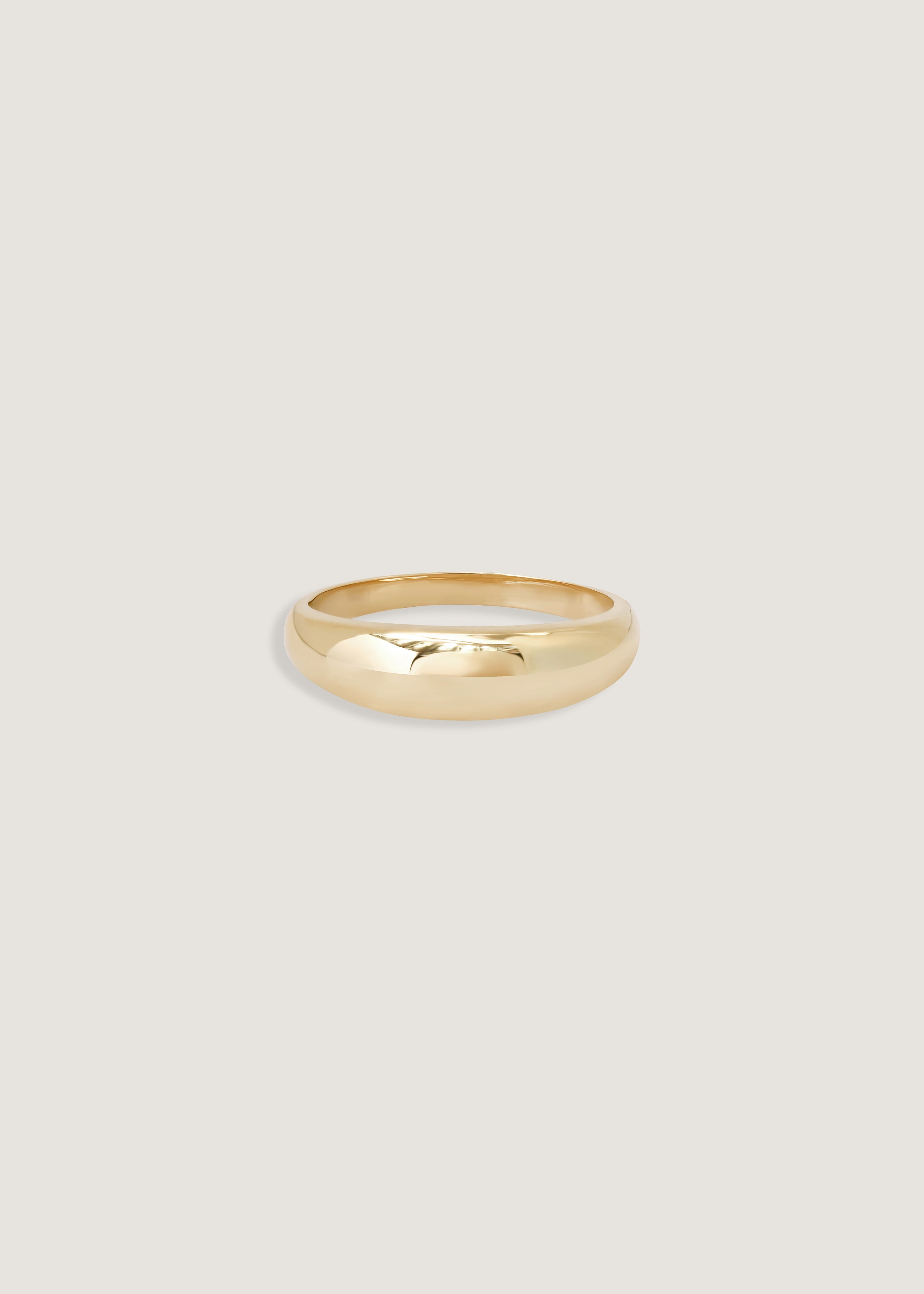 Dare To Love Classic Hollow Dome Ring Gold