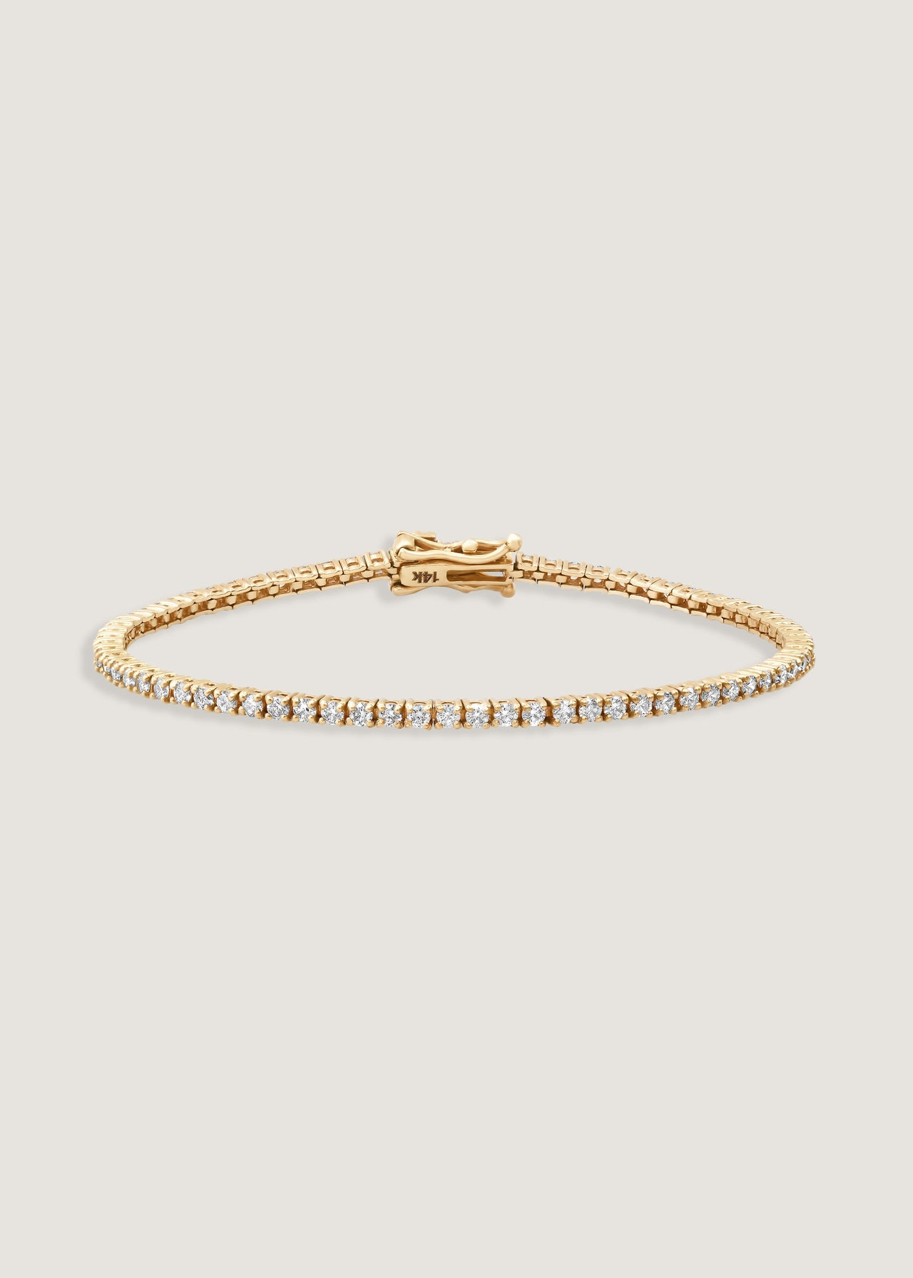 Petite Diana Tennis Bracelet 2.90ctw Yellow Gold