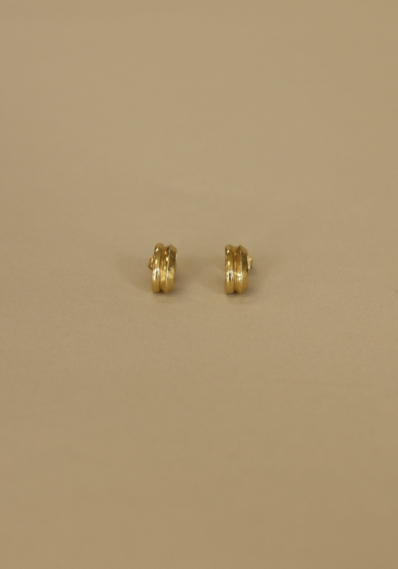 Archive Double Knives Edge Earrings