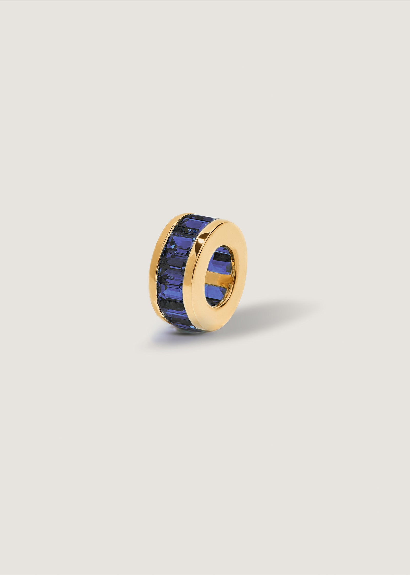 Milestone Baguette Birthstone Charm Sapphire