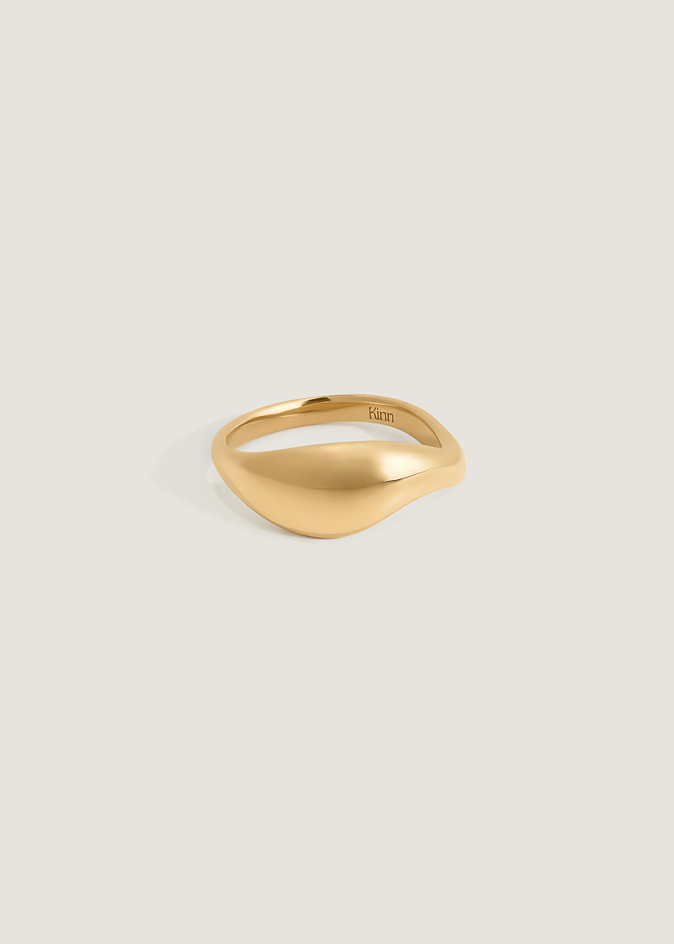 Bold Rosewood Curved Stacking Ring