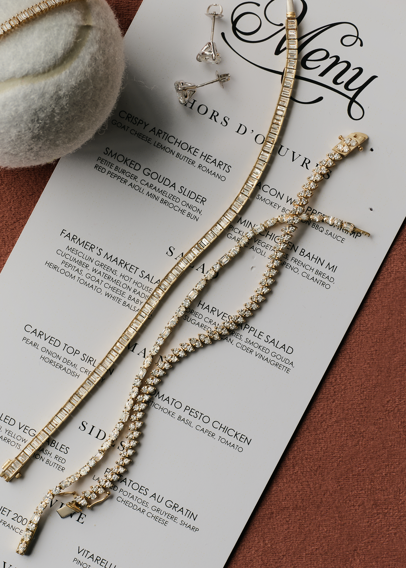 Esme Fancy Shape Tennis Bracelet 4ctw Yellow Gold
