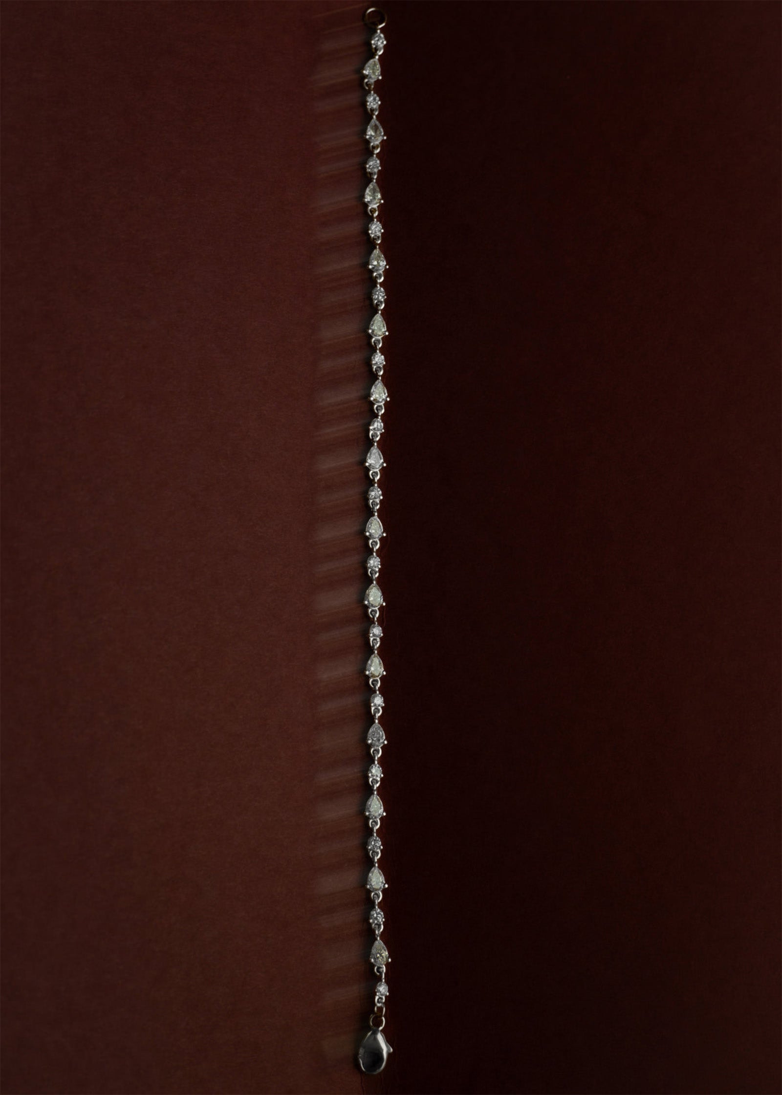 Juliette Diamond Row Bracelet White Gold