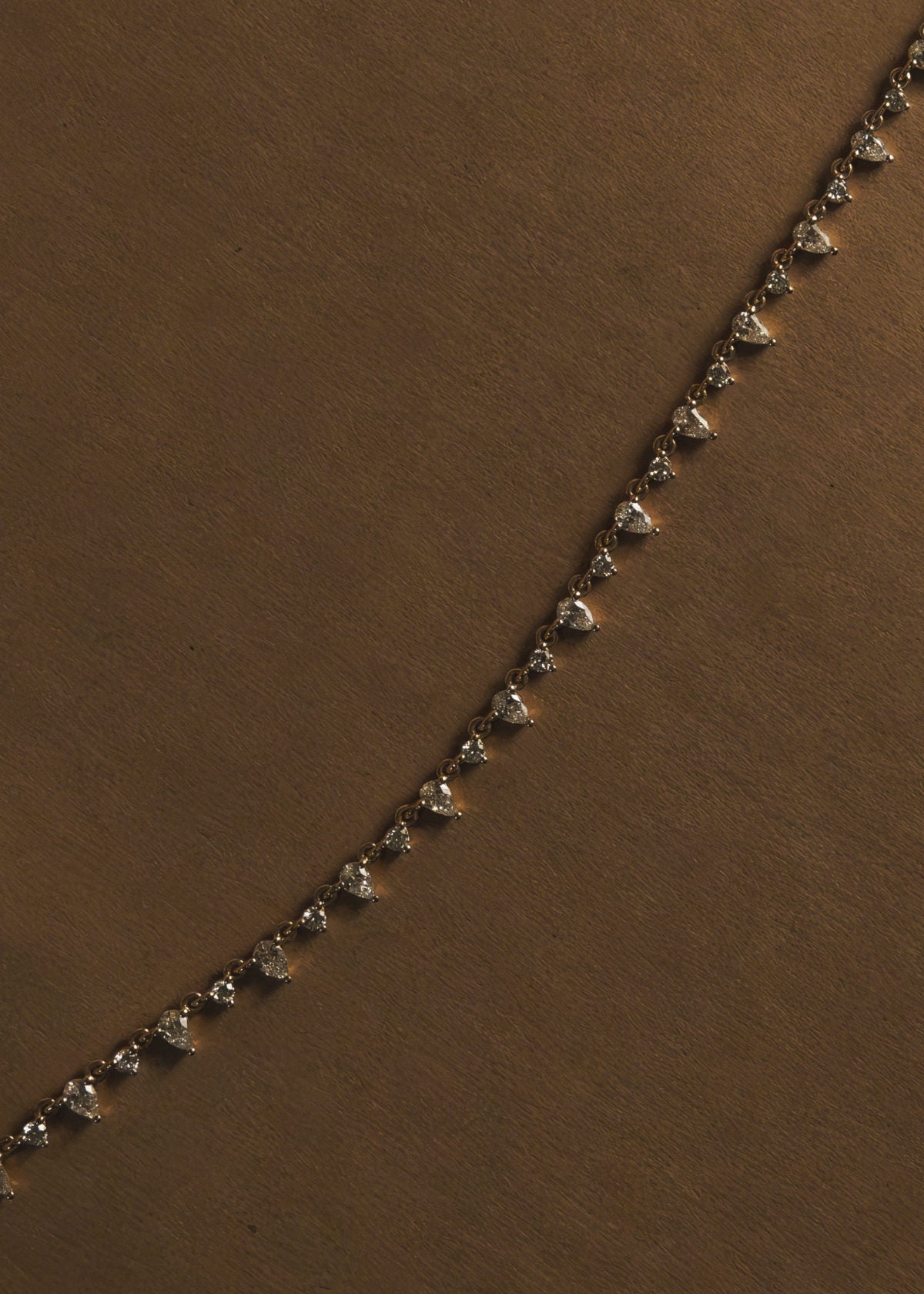 Juliette Diamond Row Necklace White Gold