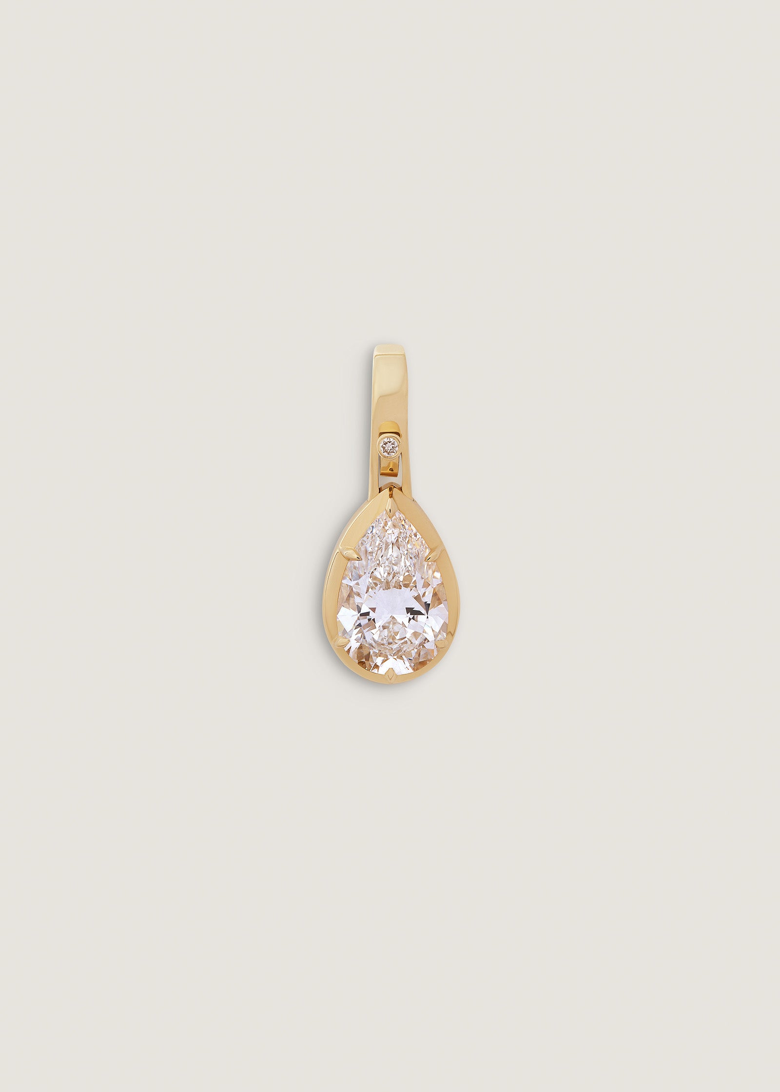 Madeleine 3ctw Diamond Pear Pendant