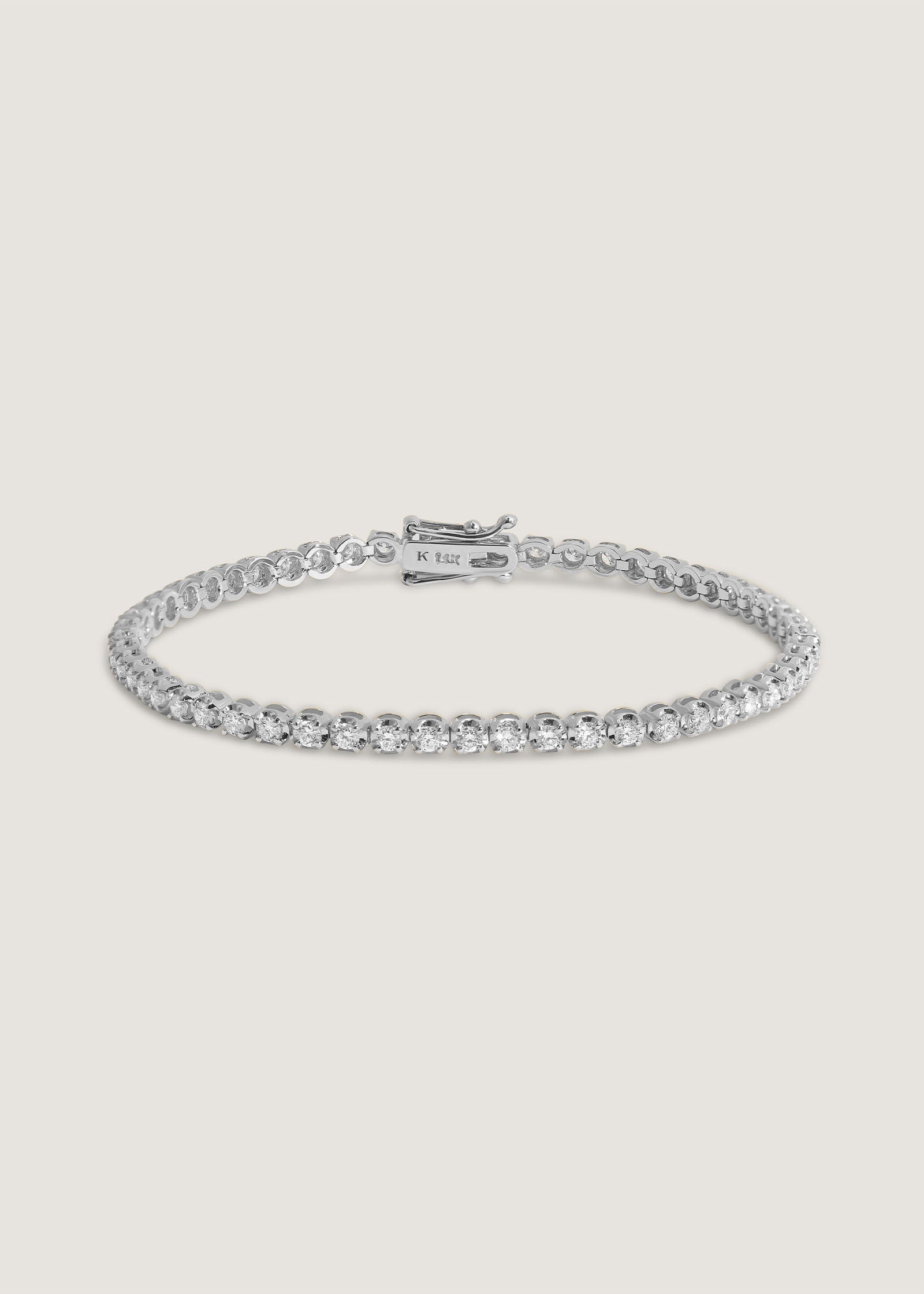 Madison Diamond Tennis Bracelet White Gold