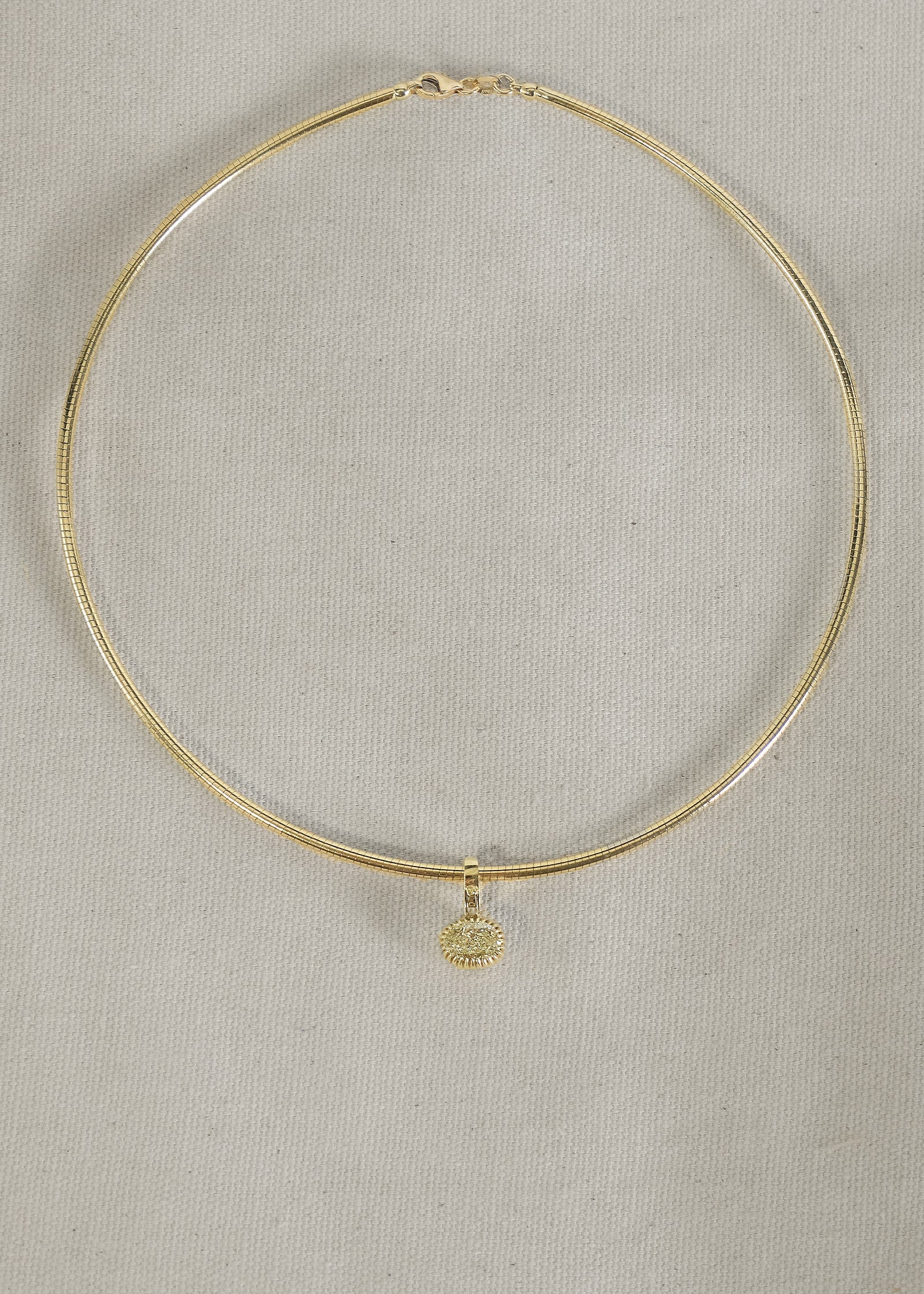 Kinn Studio Josephine Yellow Diamond Pendant