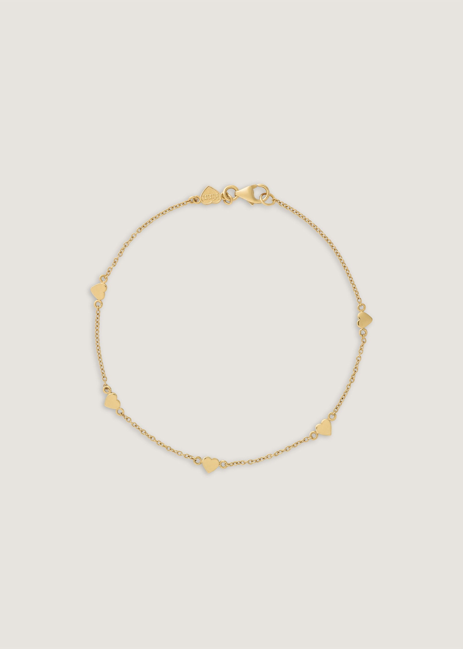 Sweetheart Heart Link Bracelet 14k Gold | Kinn Studio