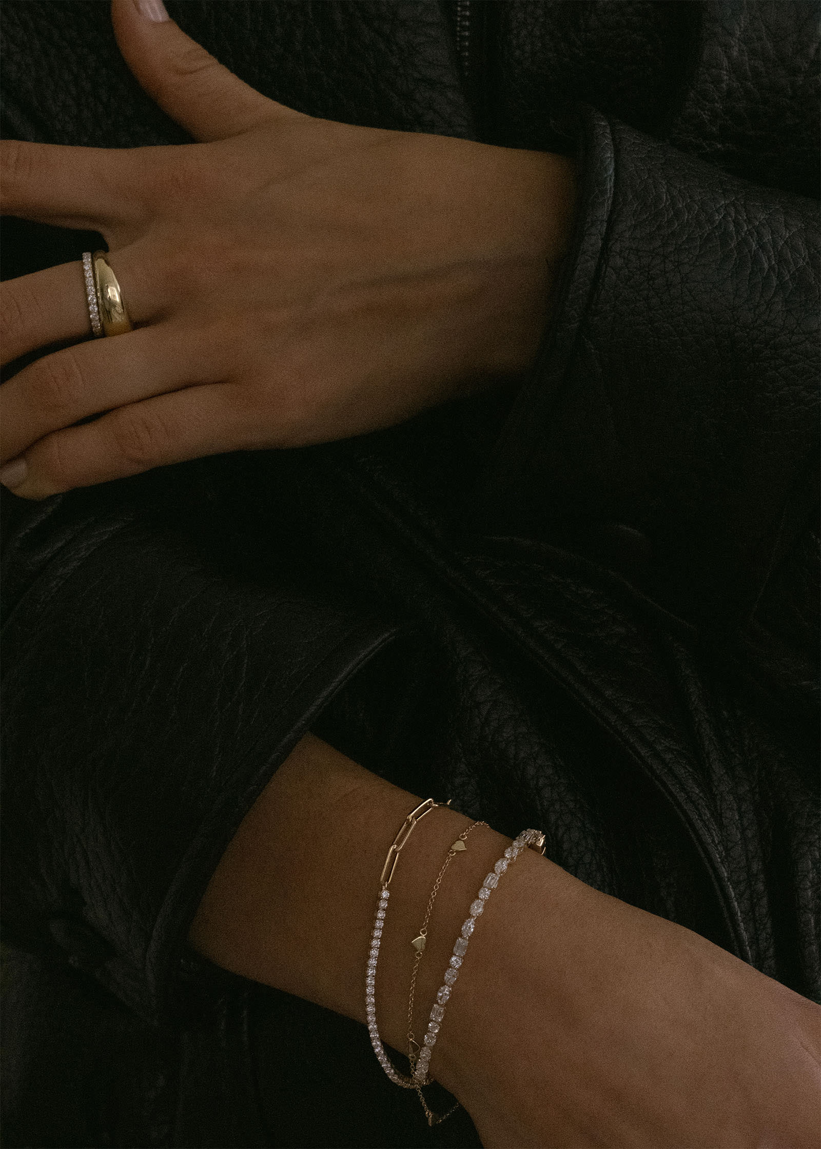 Sweetheart Heart Link Bracelet 14k Gold | Kinn Studio