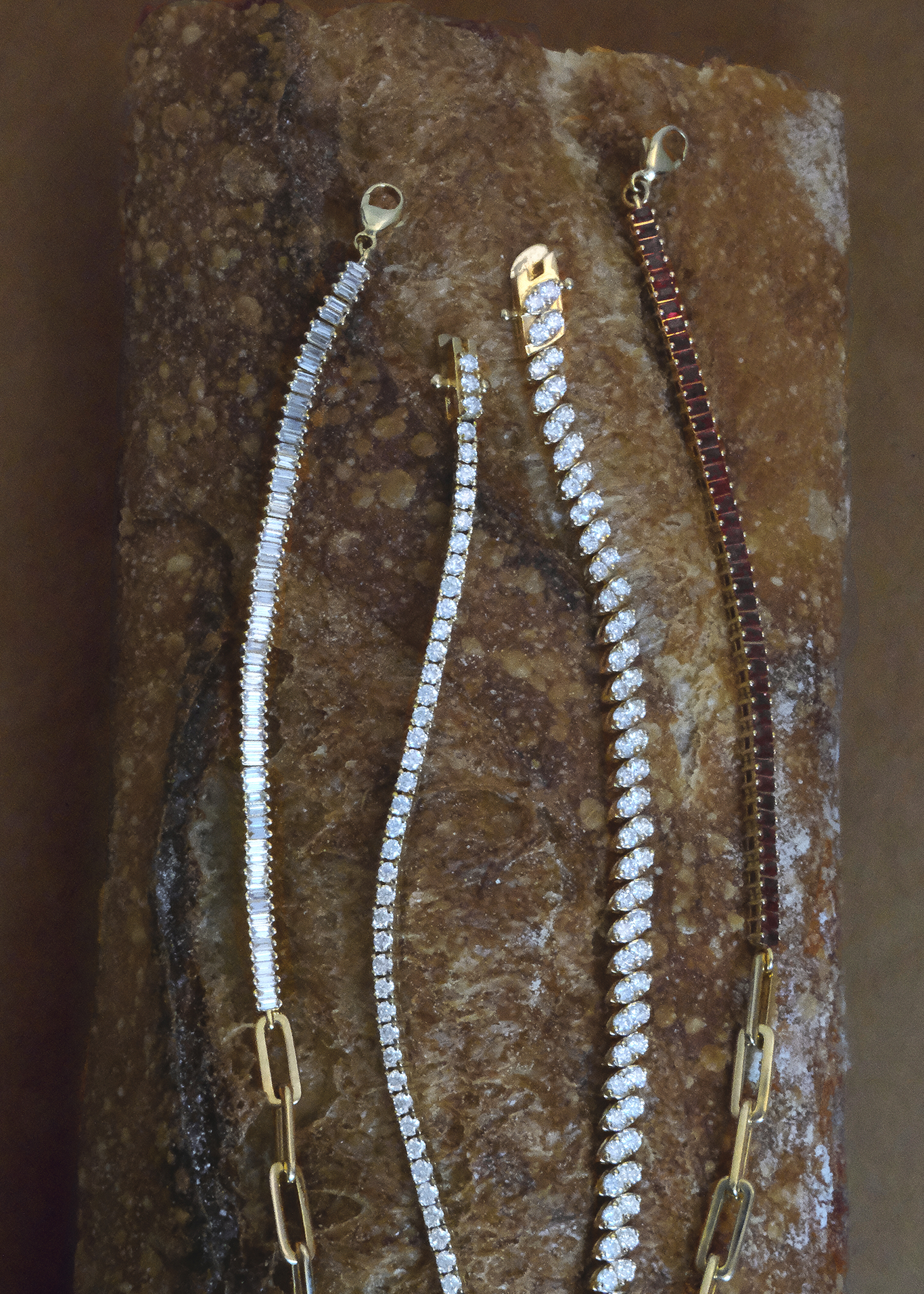 Classic Diana Tennis Bracelet 3.20ctw Yellow Gold