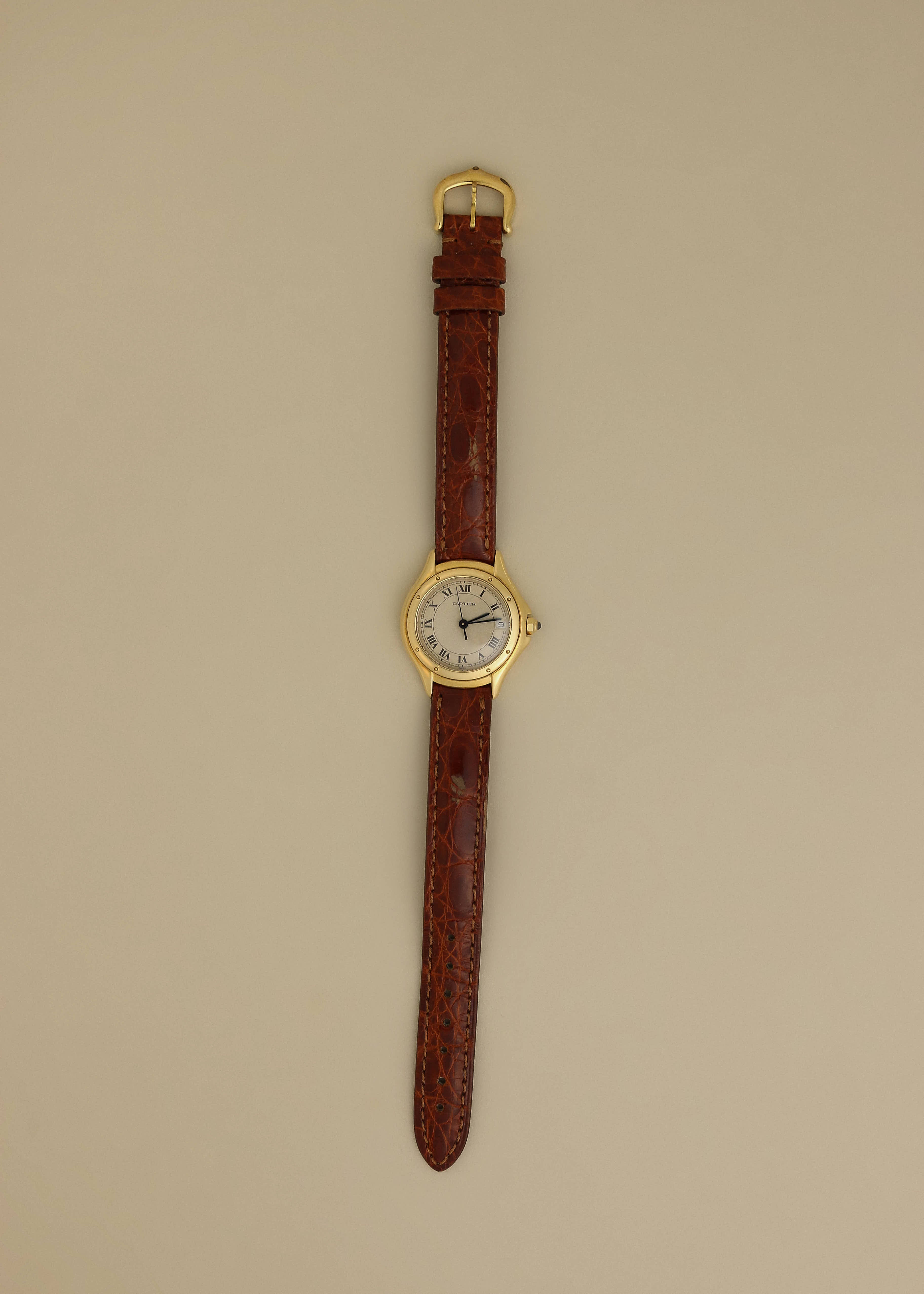 VIntage Cartier Leather Watch