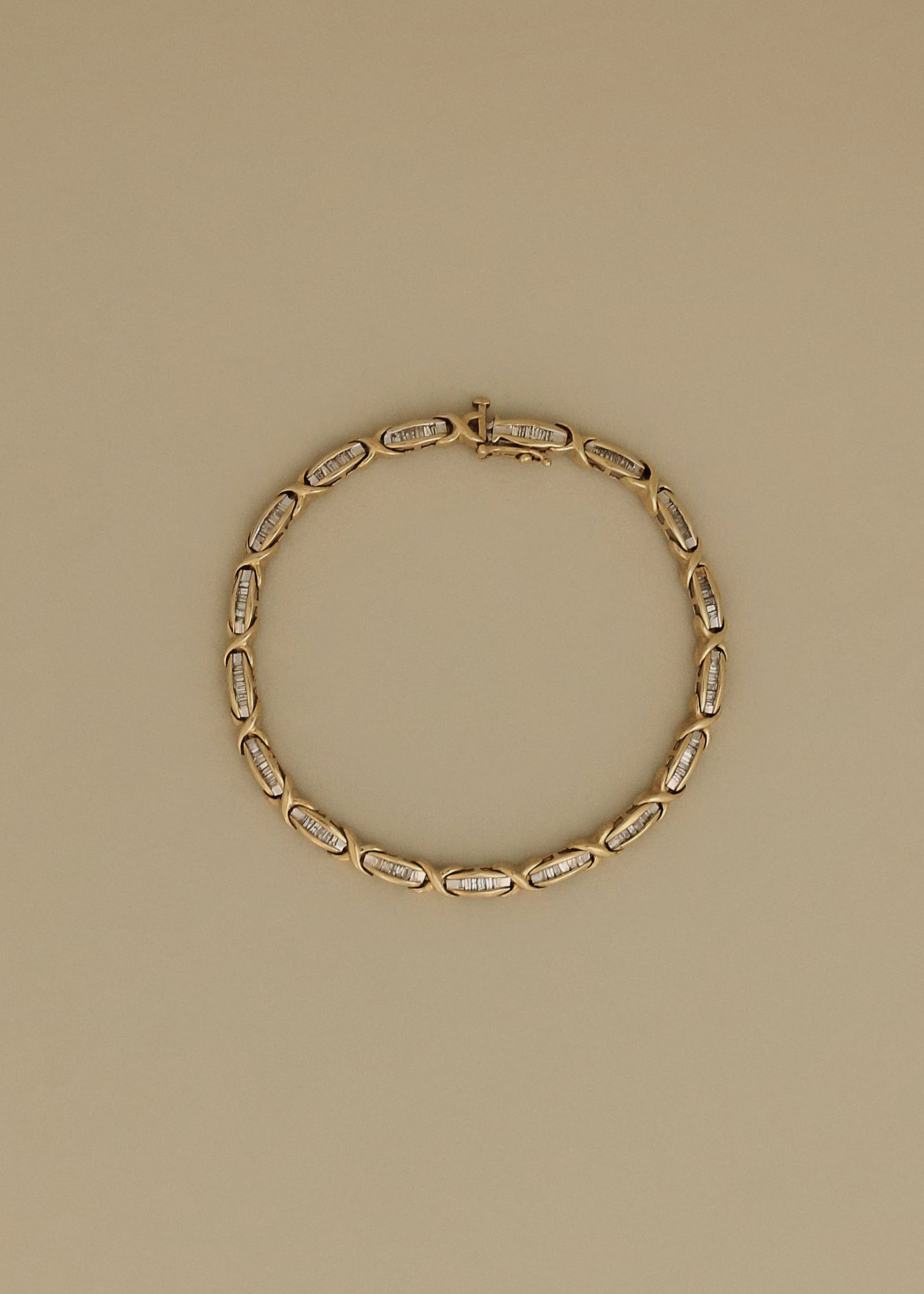 Vintage 10k Tennis Bracelet