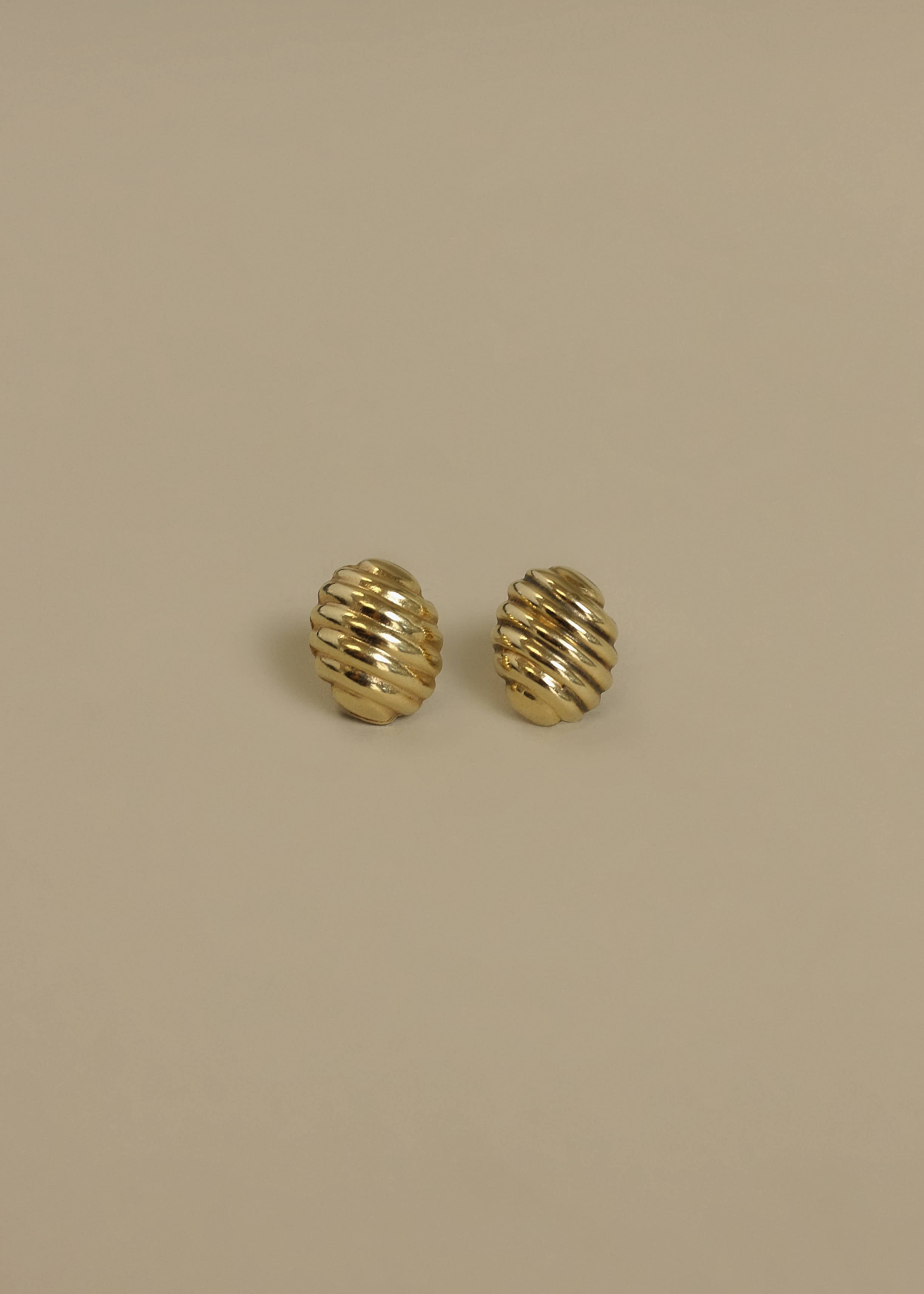 Vintage Croissant Earrings