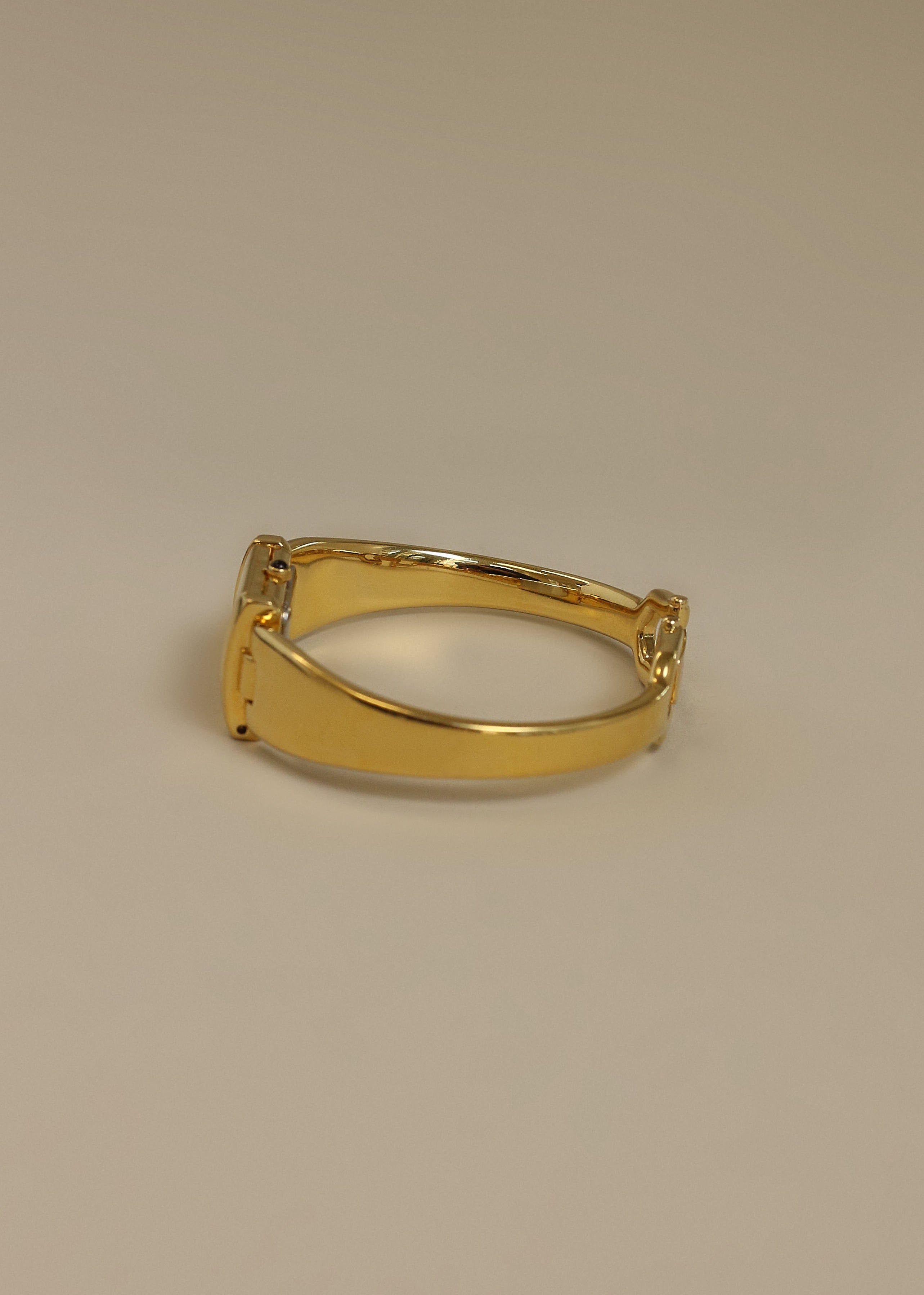 Vintage YSL Gold Bangle Watch
