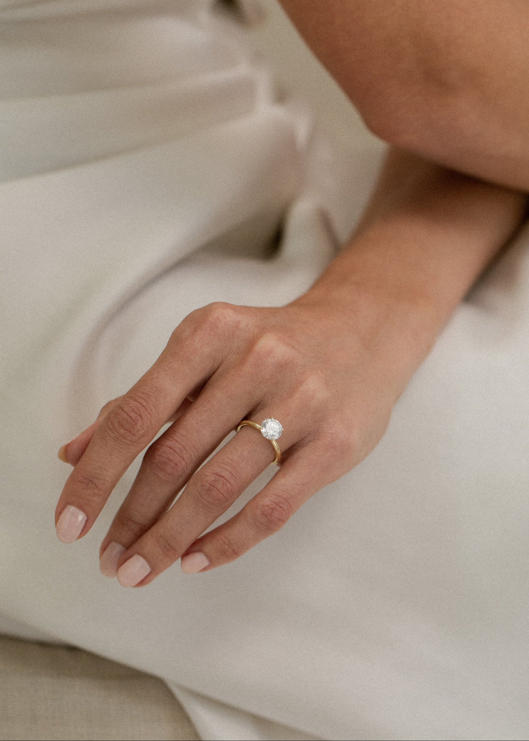 Elizabeth Round Ring Lab Diamond